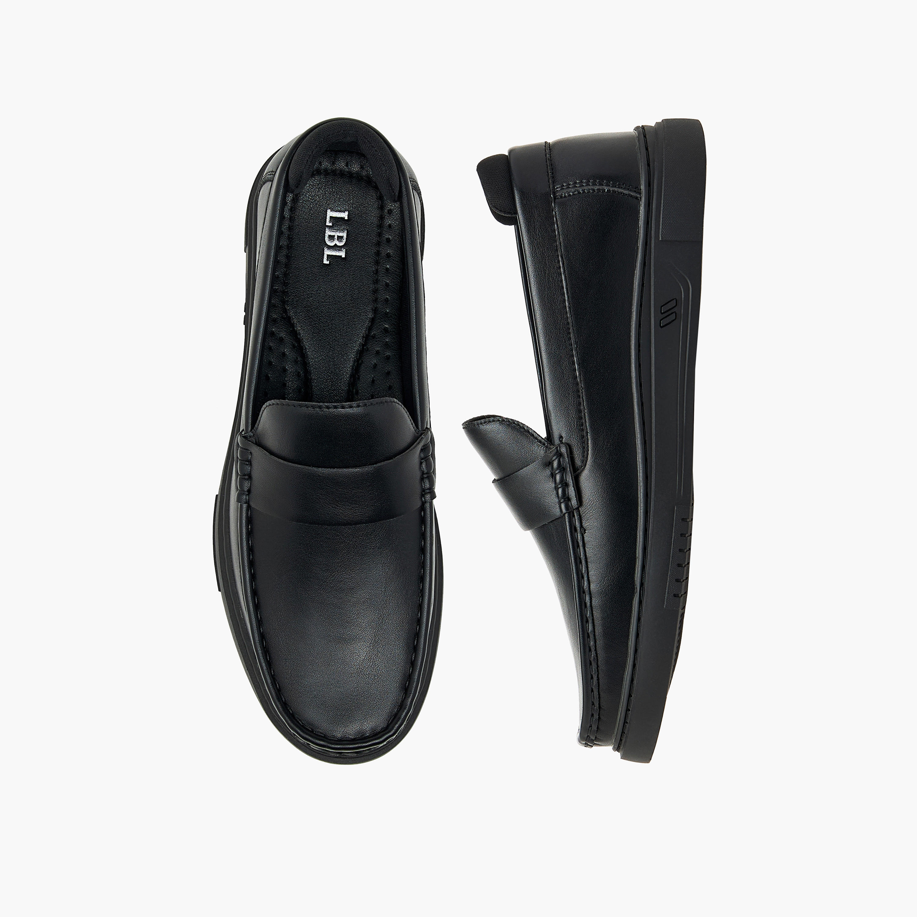 LBL by Shoexpress Solid Slip-On Moccasins-men-shoes-loafersandmoccasins-image-1