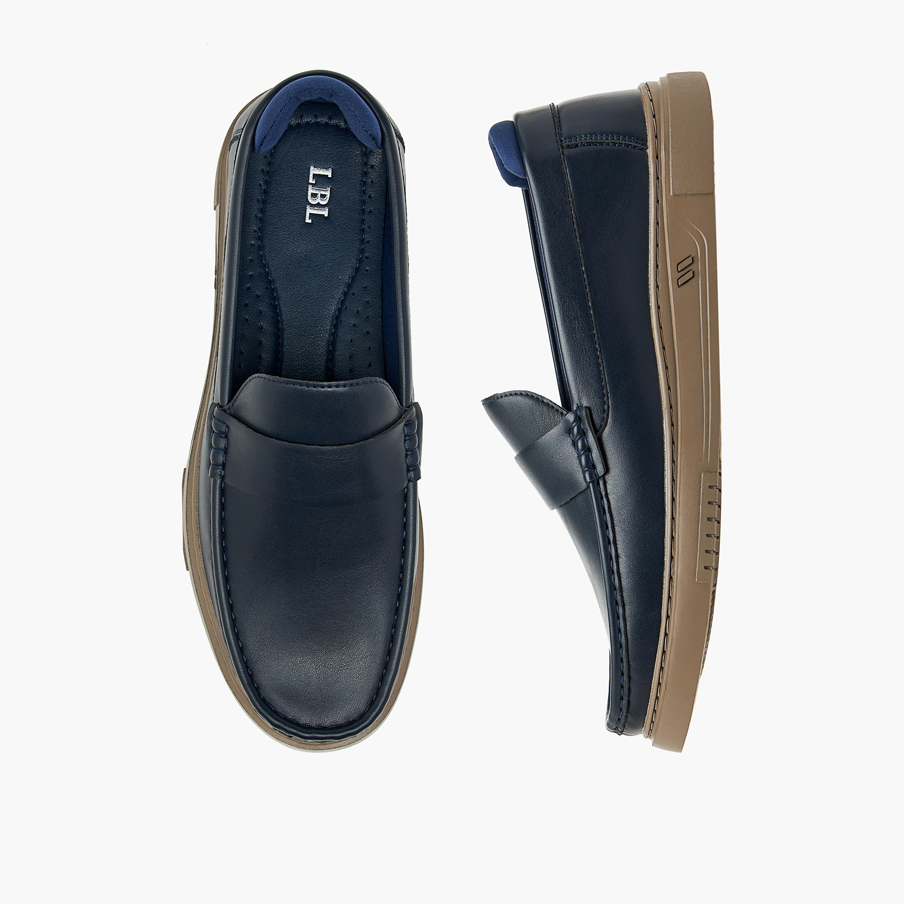 LBL by Shoexpress Solid Slip-On Moccasins-men-shoes-loafersandmoccasins-image-1