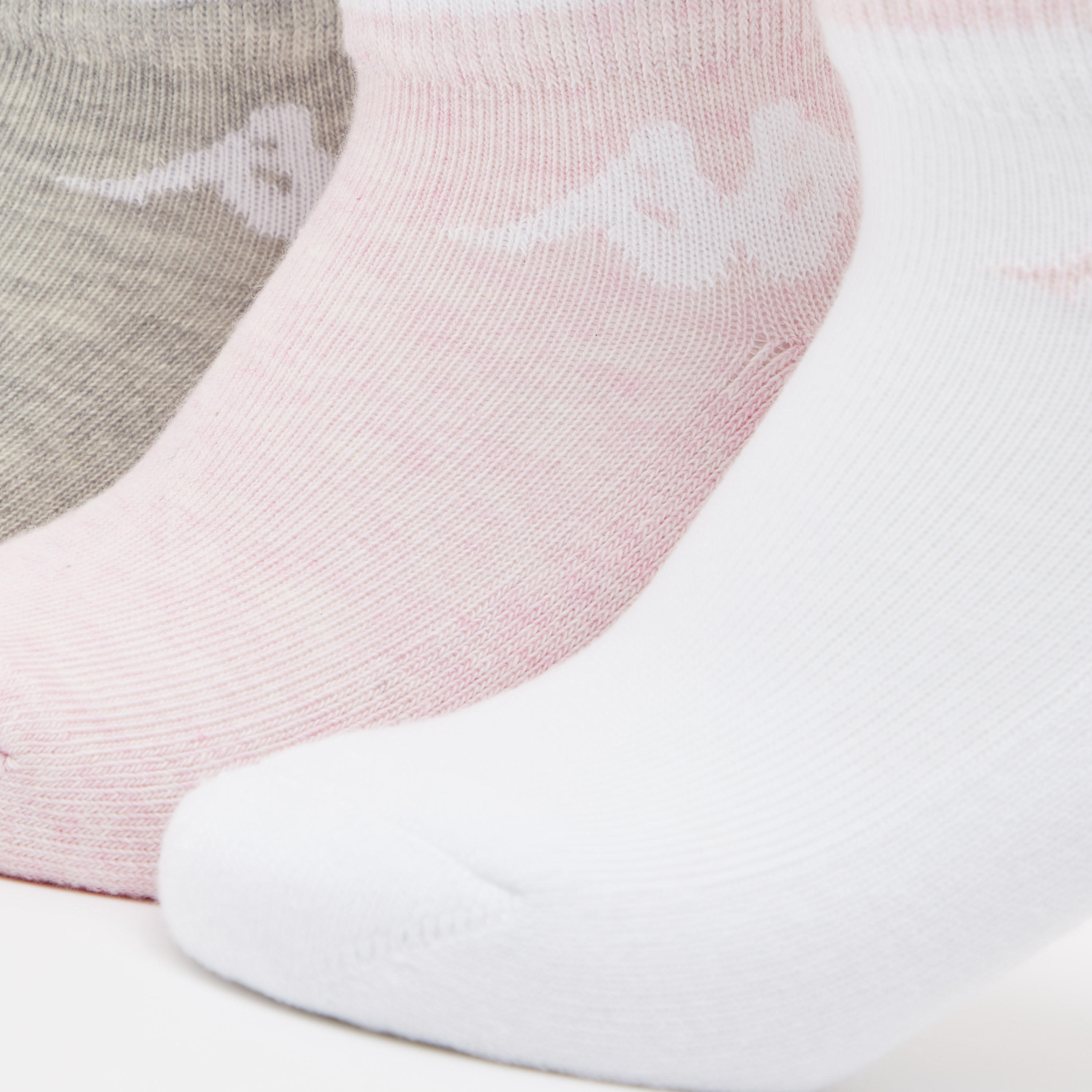 Kappa Printed Cushioned Sports Socks - Set of 3-girls-accessories-socks-image-2