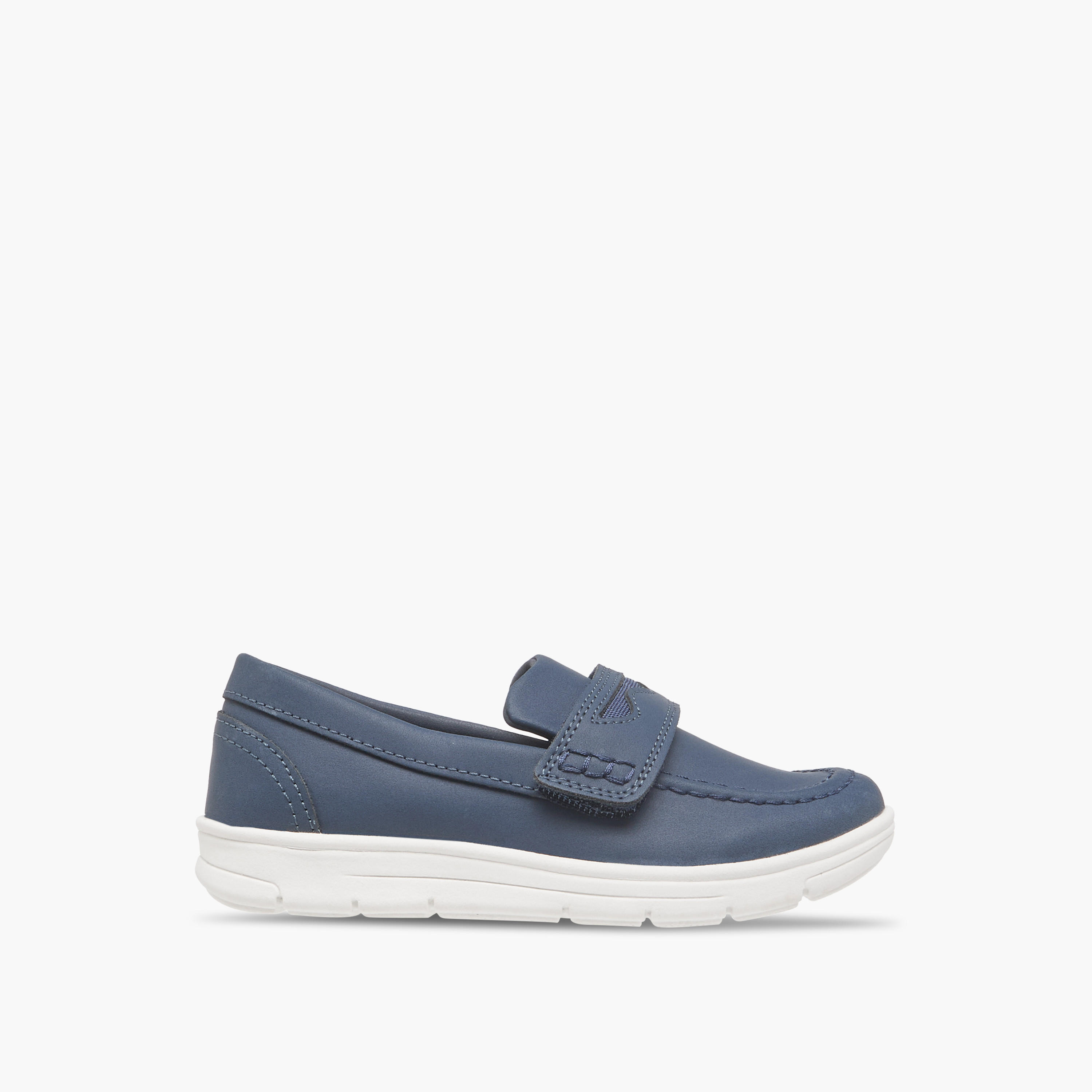 Juniors Solid Slip-On Loafers-boys-shoes-loafers-image-3