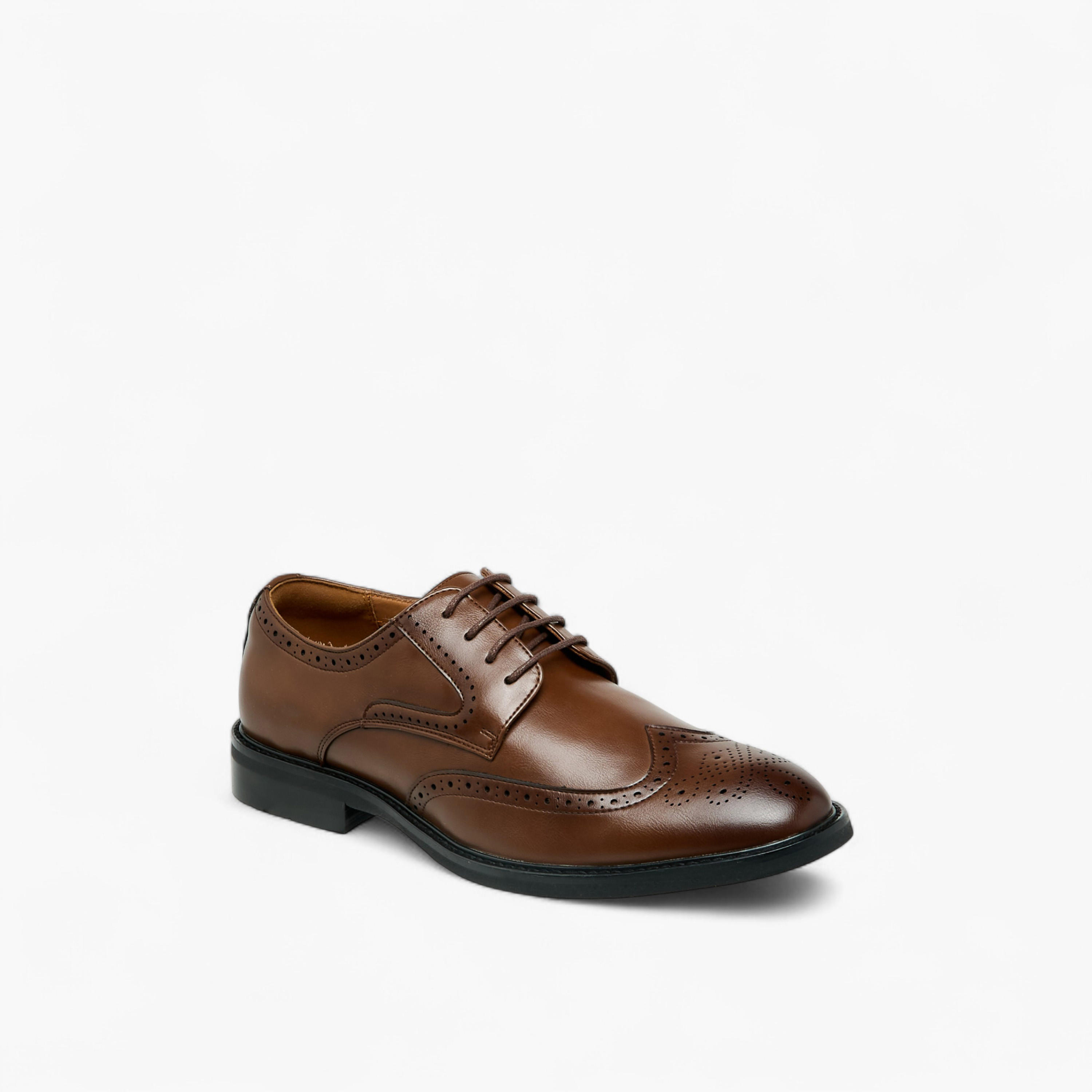 Duchini Men Lace-Up Derby Shoes-men-shoes-formalshoes-image-2
