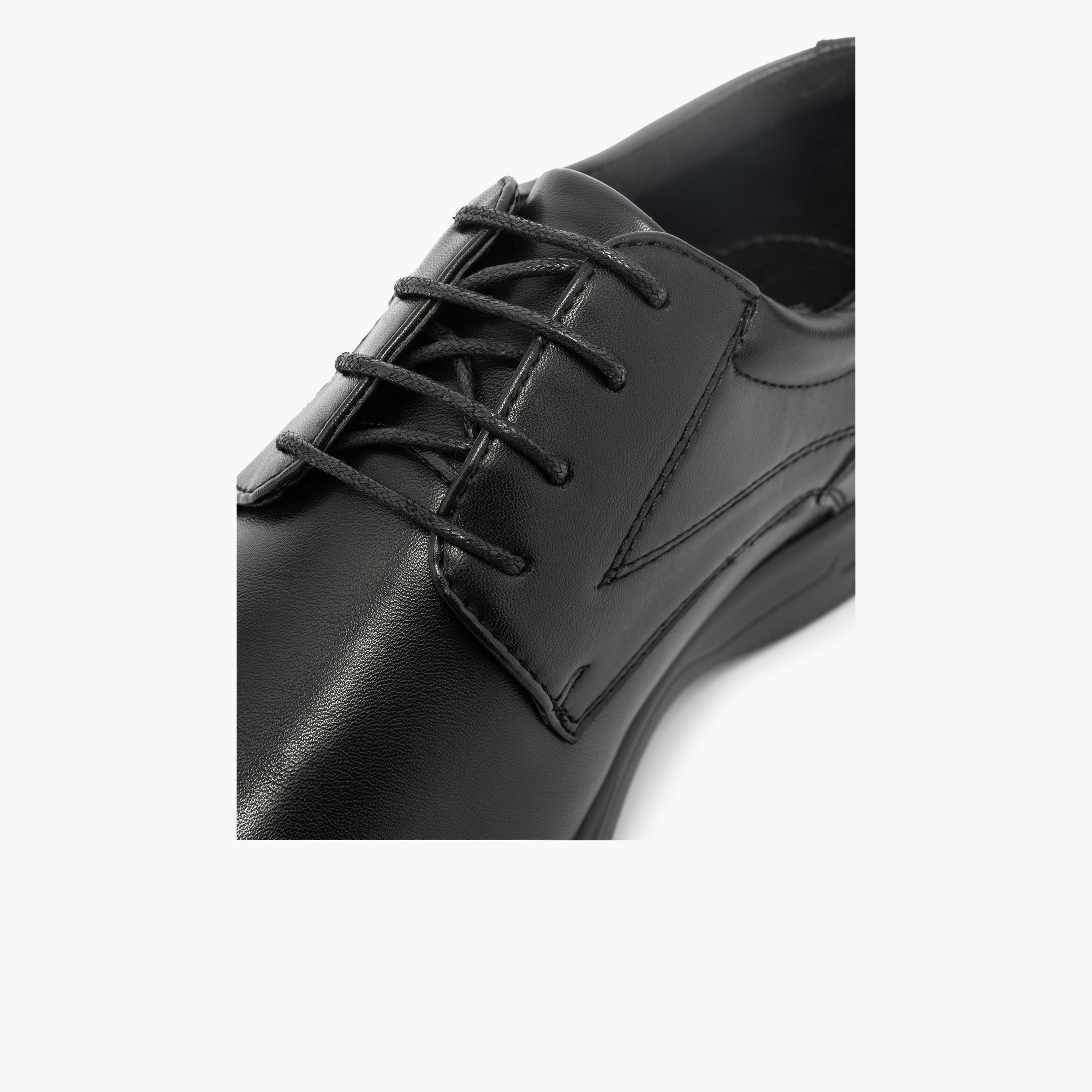 LBL by Shoexpress Solid Lace-Up Derby Shoes-men-shoes-formalshoes-image-4