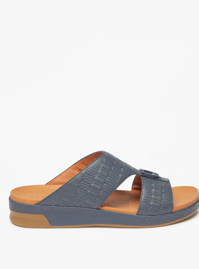Le Confort Textured Slip-On Arabic Sandals-men-shoes-sandals-image-2