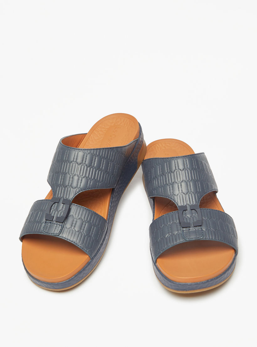 Le Confort Textured Slip-On Arabic Sandals-men-shoes-sandals-image-3