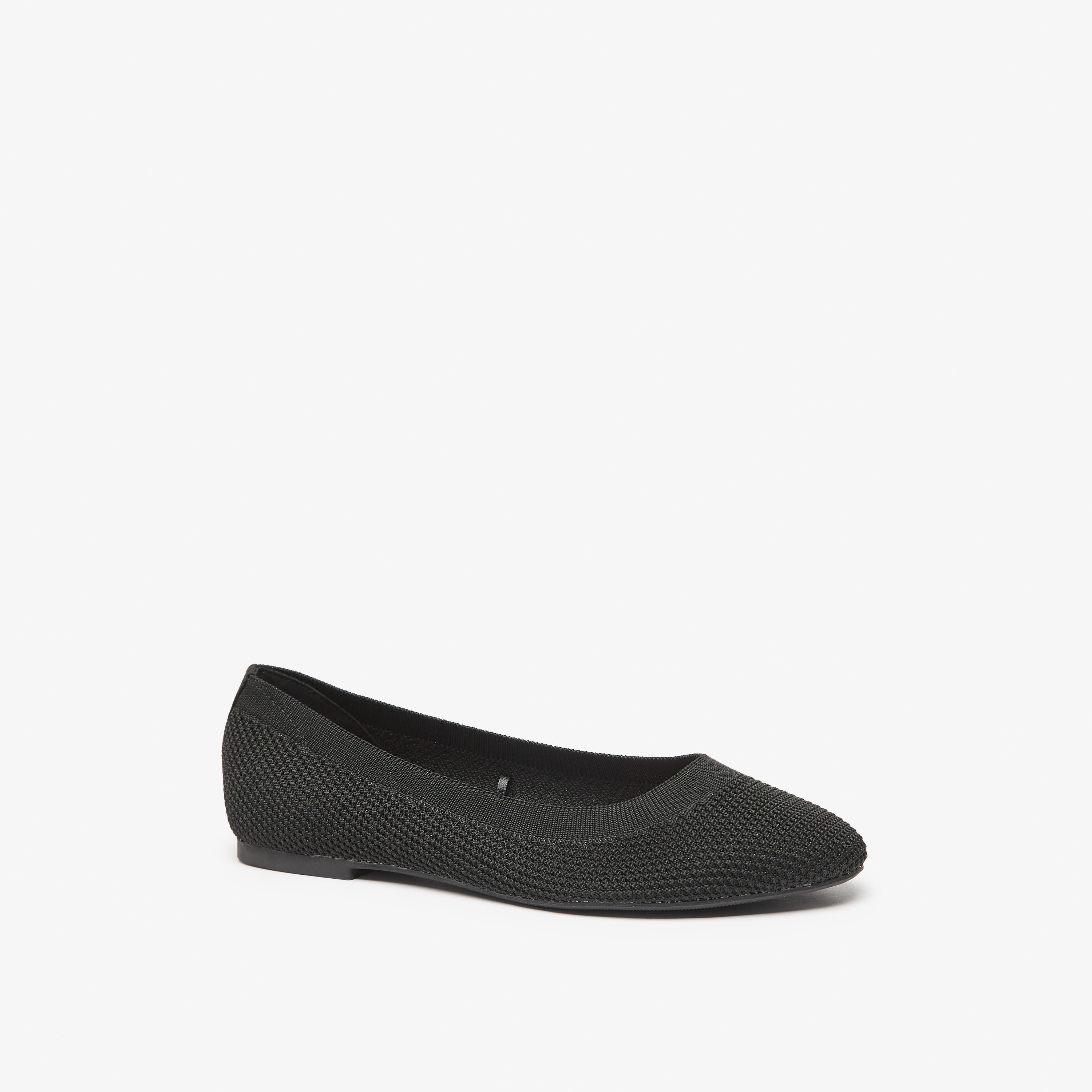 Celeste Women's Textured Slip-On Round Toe Ballerina Shoes-women-shoes-flats-ballerinas-image-1