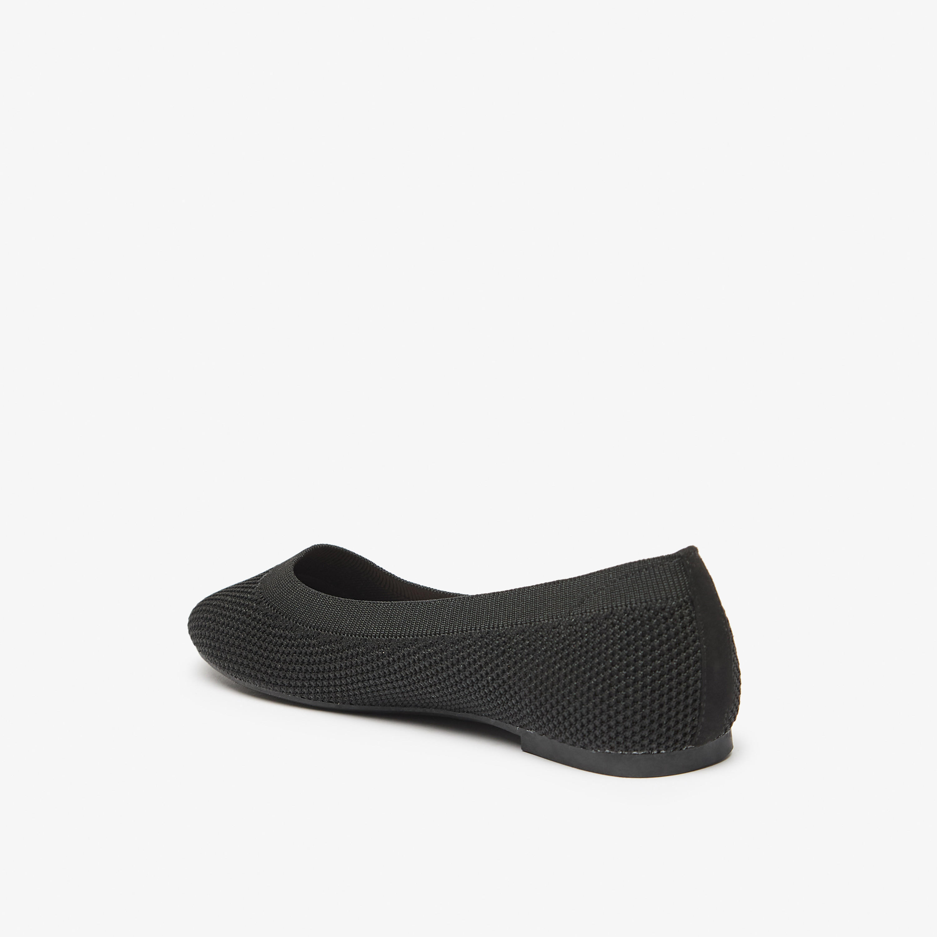 Celeste Women's Textured Slip-On Round Toe Ballerina Shoes-women-shoes-flats-ballerinas-image-2