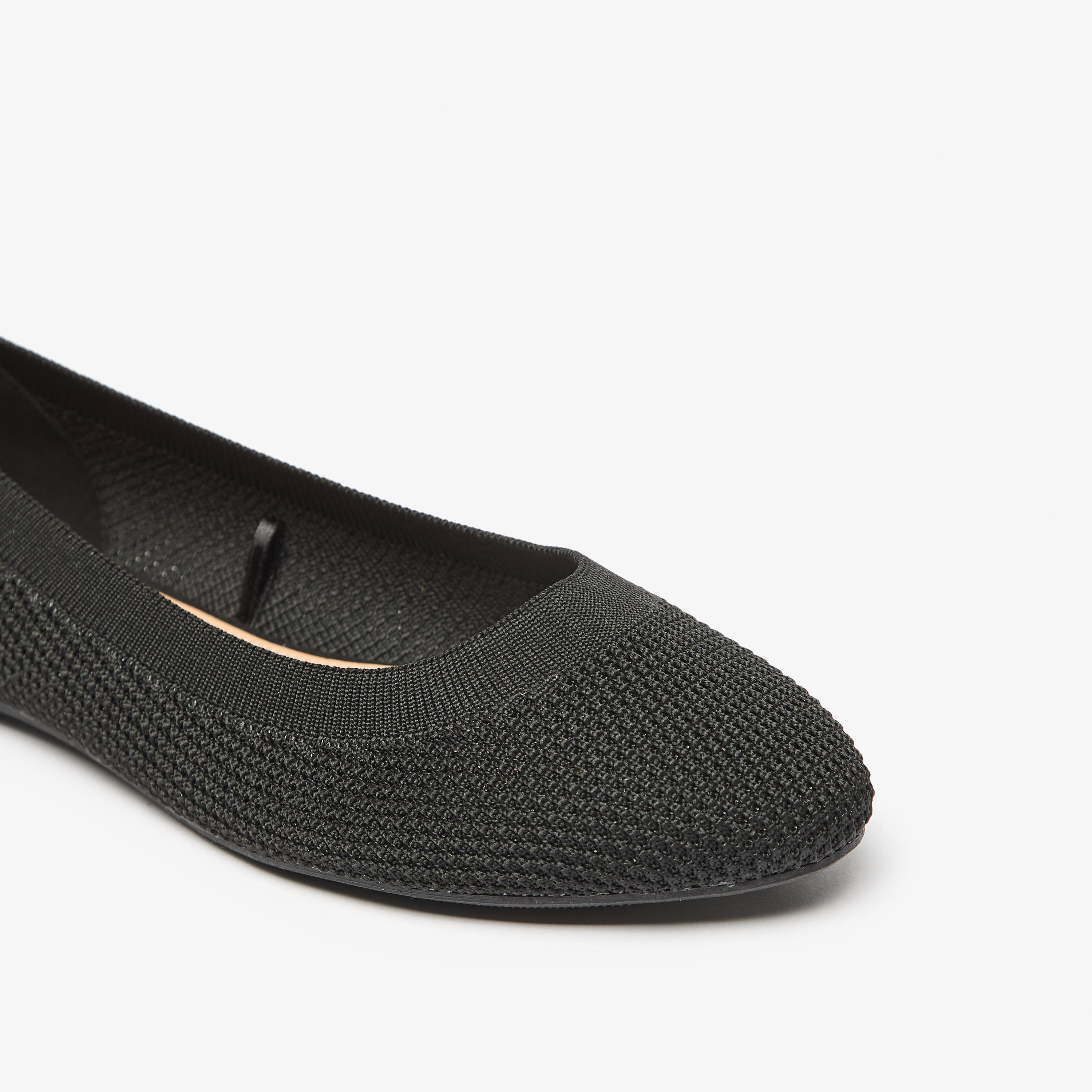 Celeste Women's Textured Slip-On Round Toe Ballerina Shoes-women-shoes-flats-ballerinas-image-5