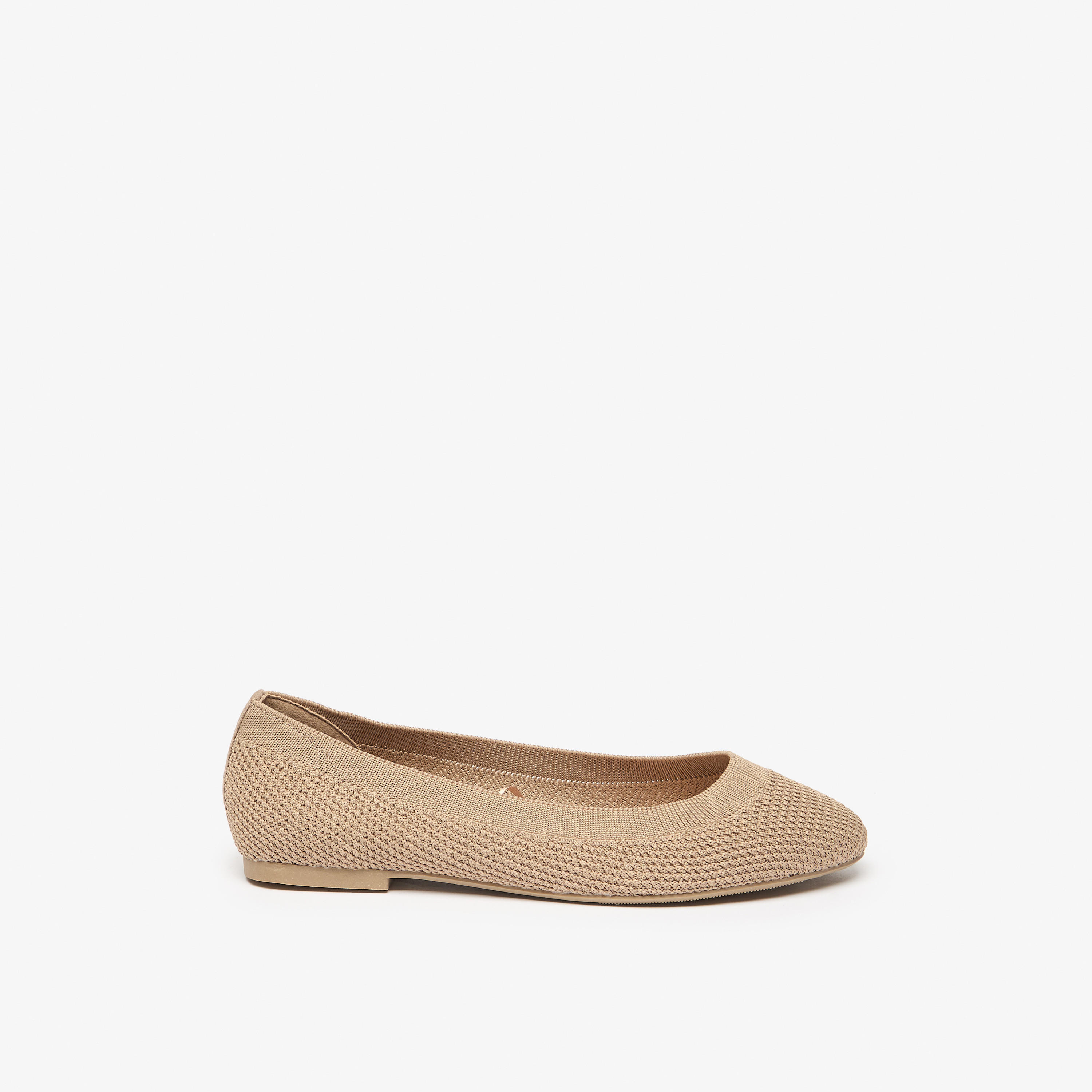 حذاء باليرينا سهل الارتداء وبارز الملمس بمقدّمة مستديرة للنساء من سيليست-women-shoes-flats-ballerinas-image-8