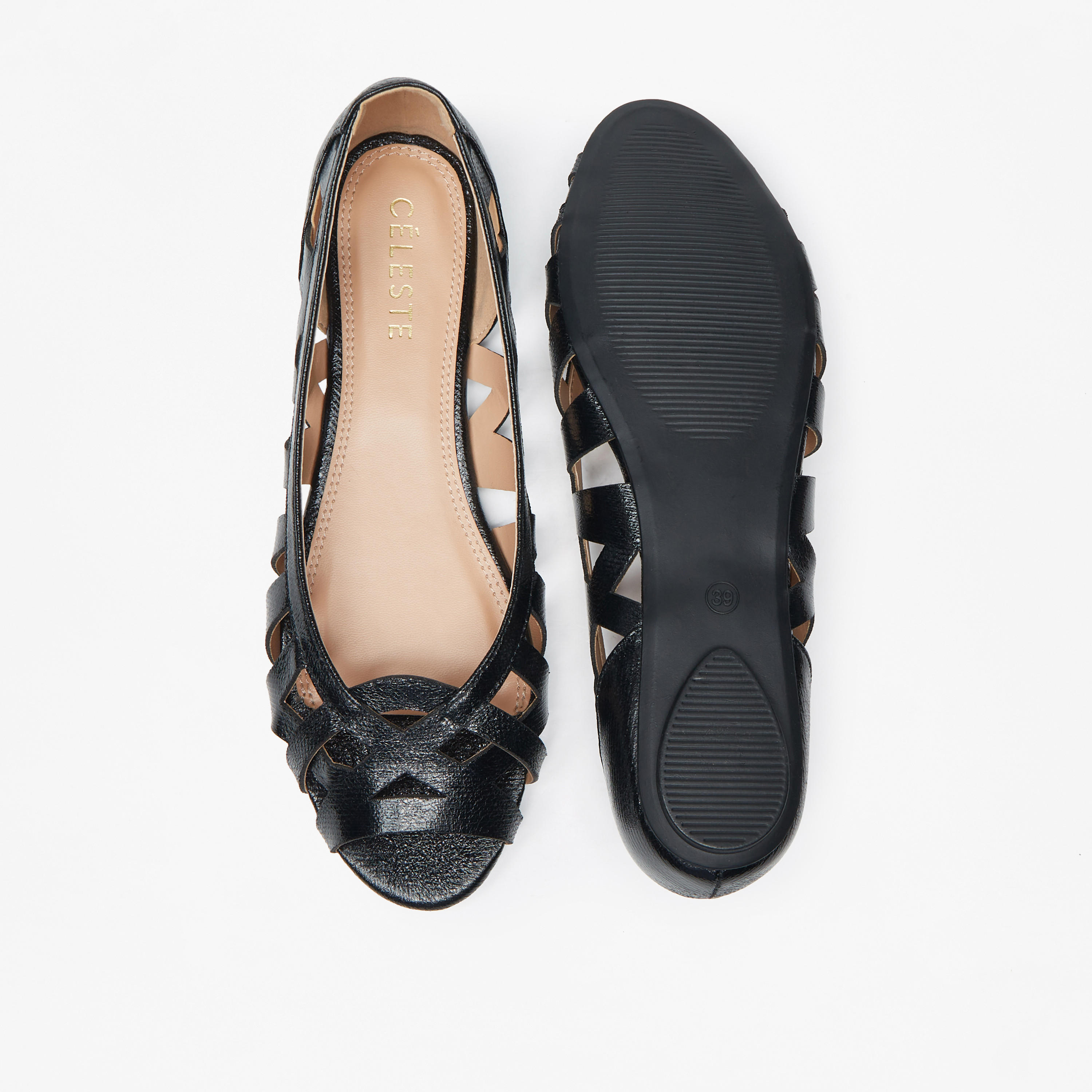 حذاء باليرينا سهل الارتداء بتصاميم مفرغّة للنساء من سيليست-women-shoes-ballerinas-image-9
