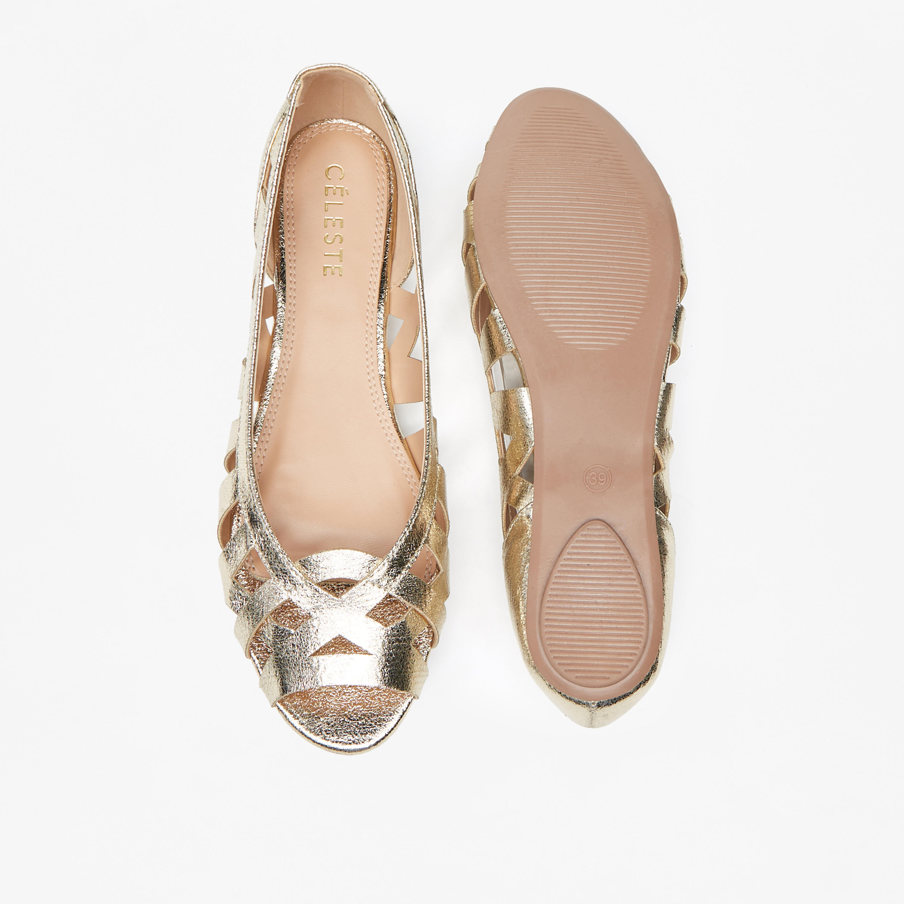حذاء باليرينا سهل الارتداء بتصاميم مفرغّة للنساء من سيليست-women-shoes-ballerinas-image-4