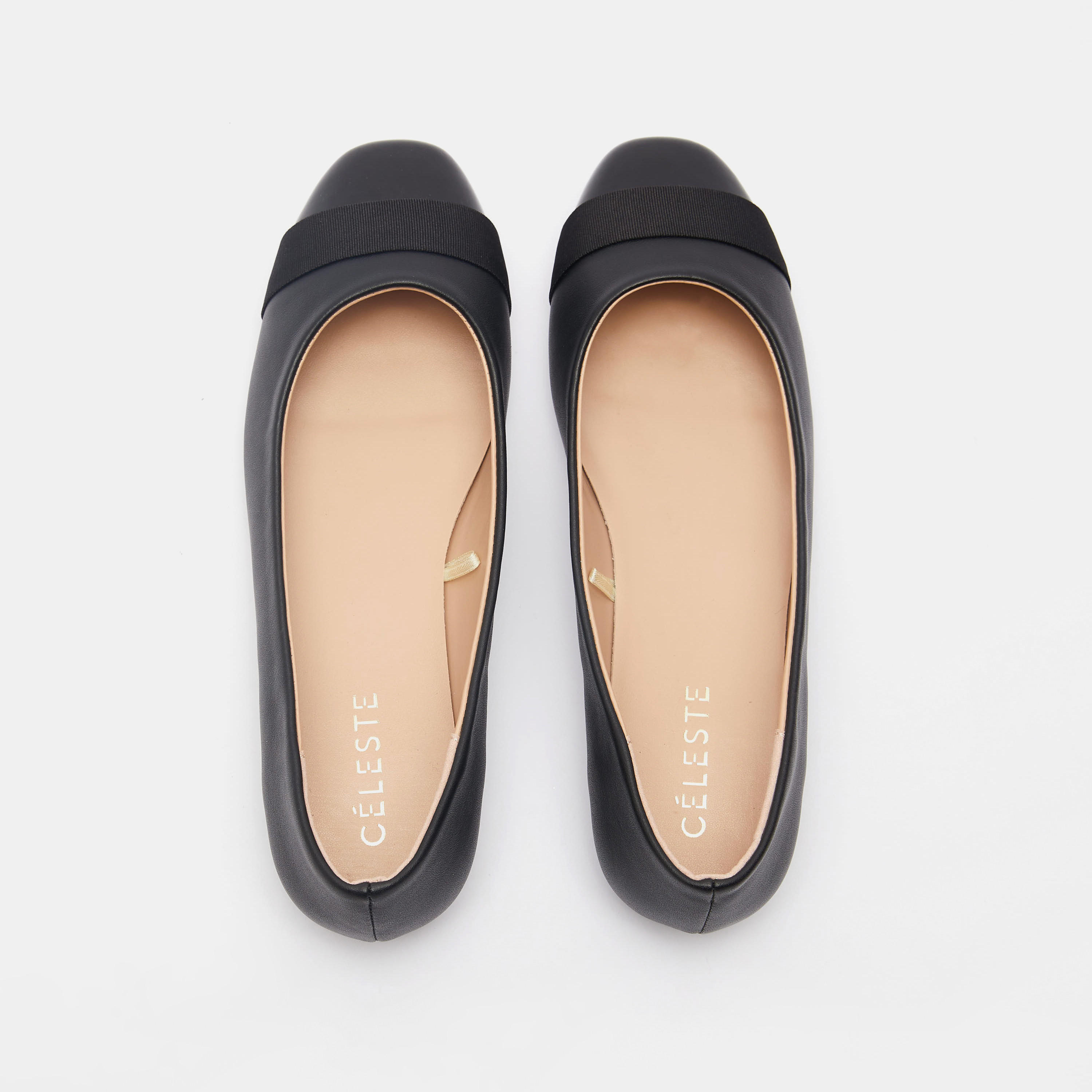 Celeste Women's Textured Round Toe Ballerina Shoes-women-shoes-flats-ballerinas-image-5
