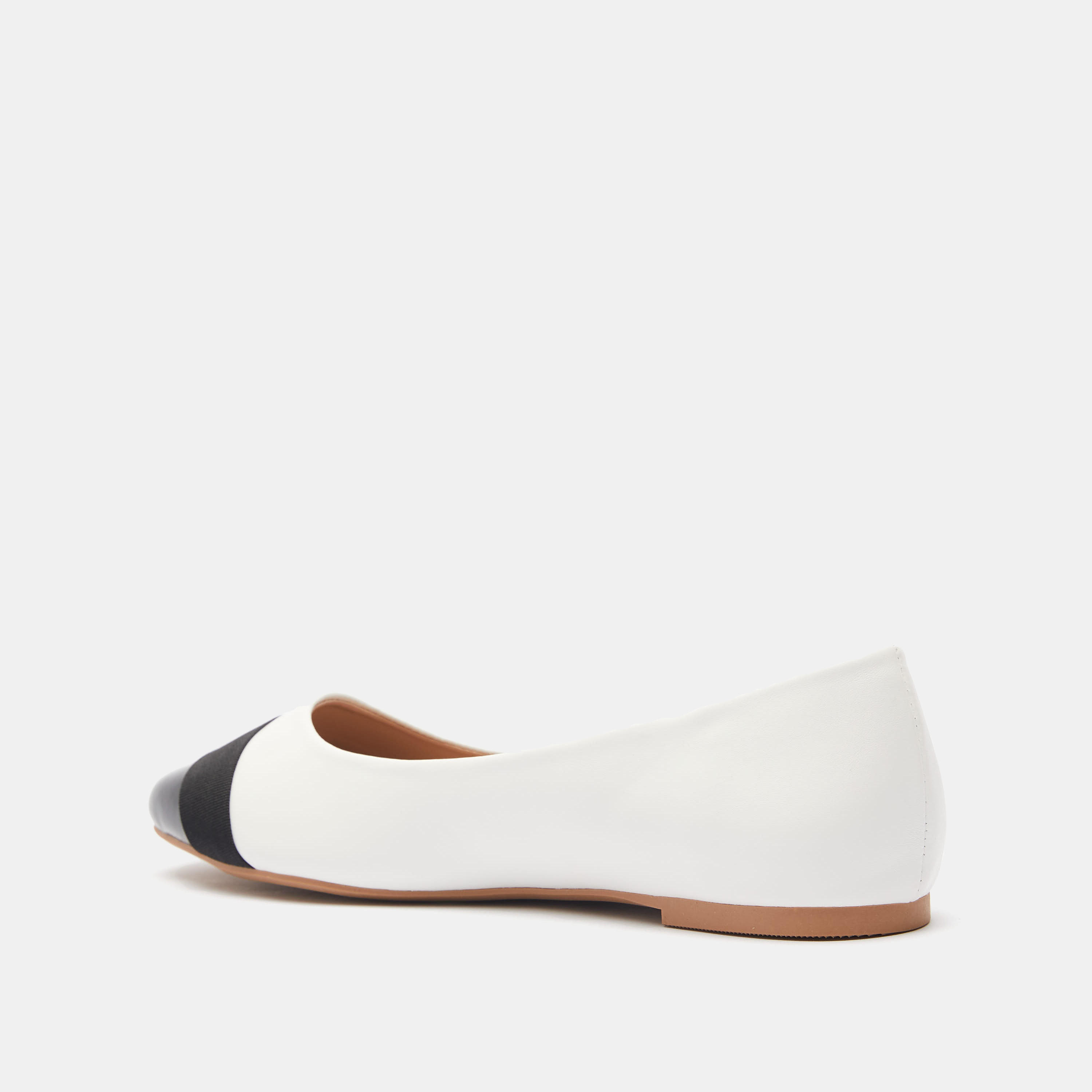 Celeste Women's Textured Round Toe Ballerina Shoes-women-shoes-flats-ballerinas-image-2