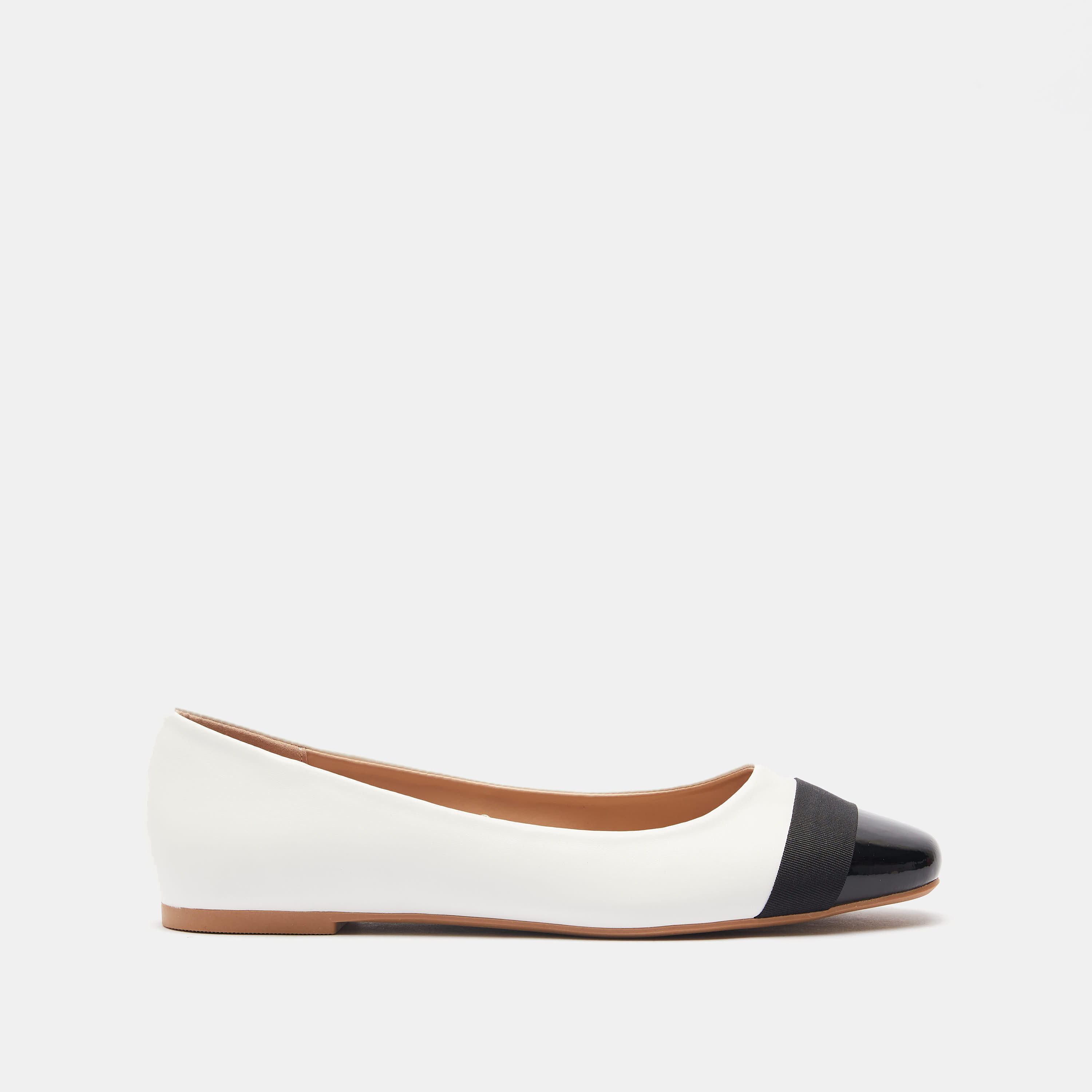 Celeste Women's Textured Round Toe Ballerina Shoes-women-shoes-flats-ballerinas-image-3