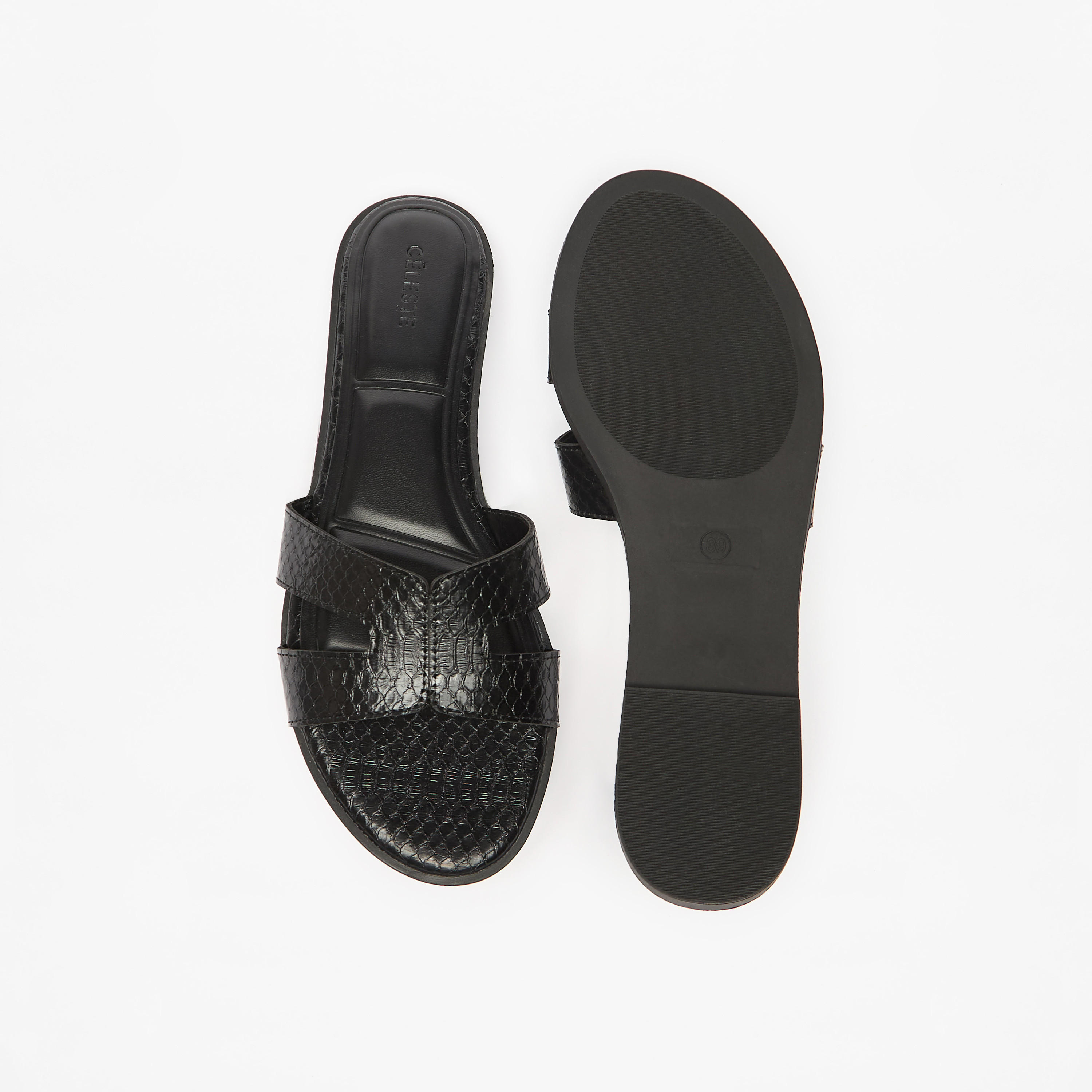 صندل سهل الارتداء وبارز الملمس للنساء من سيليست-women-shoes-flats-sandals-image-4