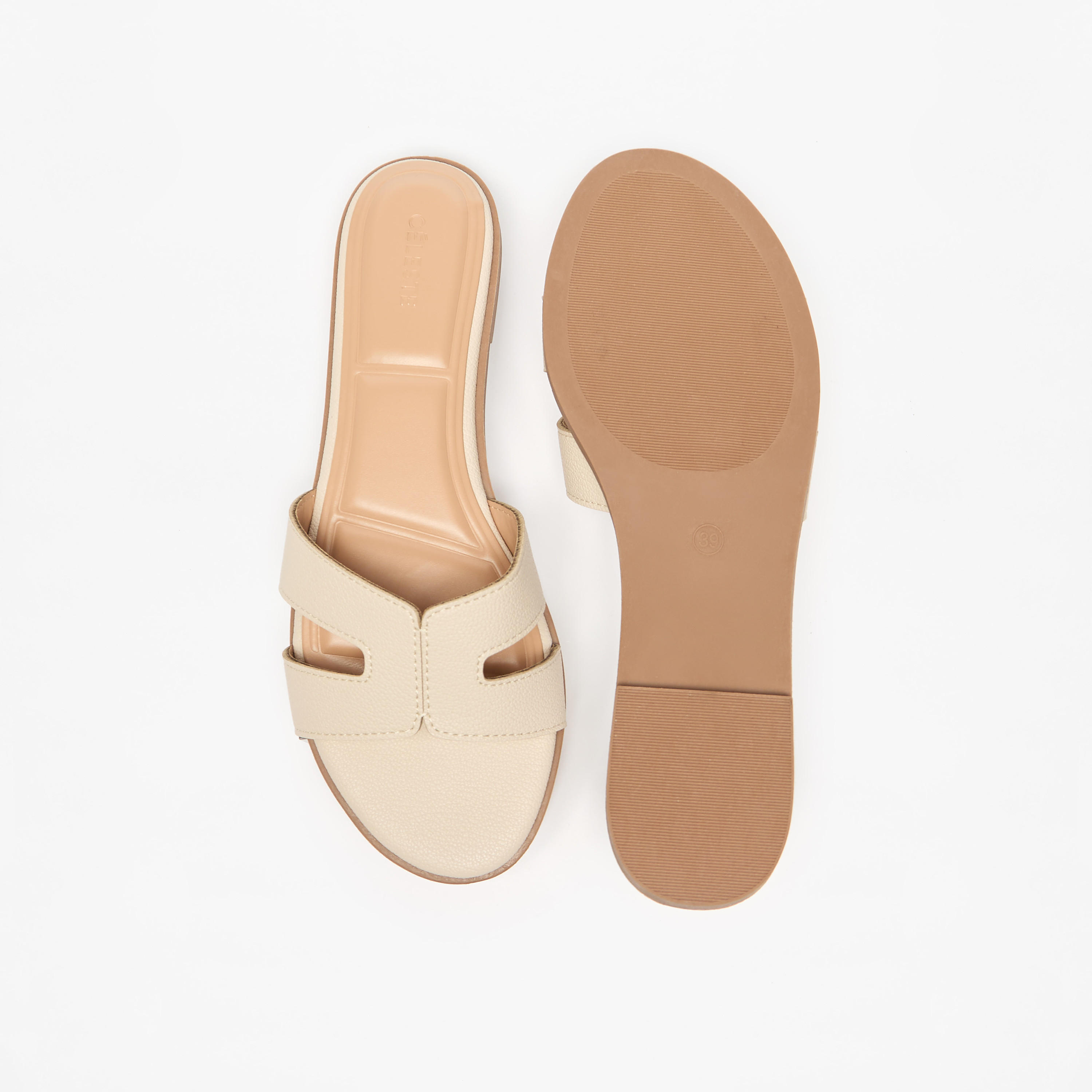 Celeste Women's Textured Slip-On Sandals-women-shoes-flats-sandals-image-4