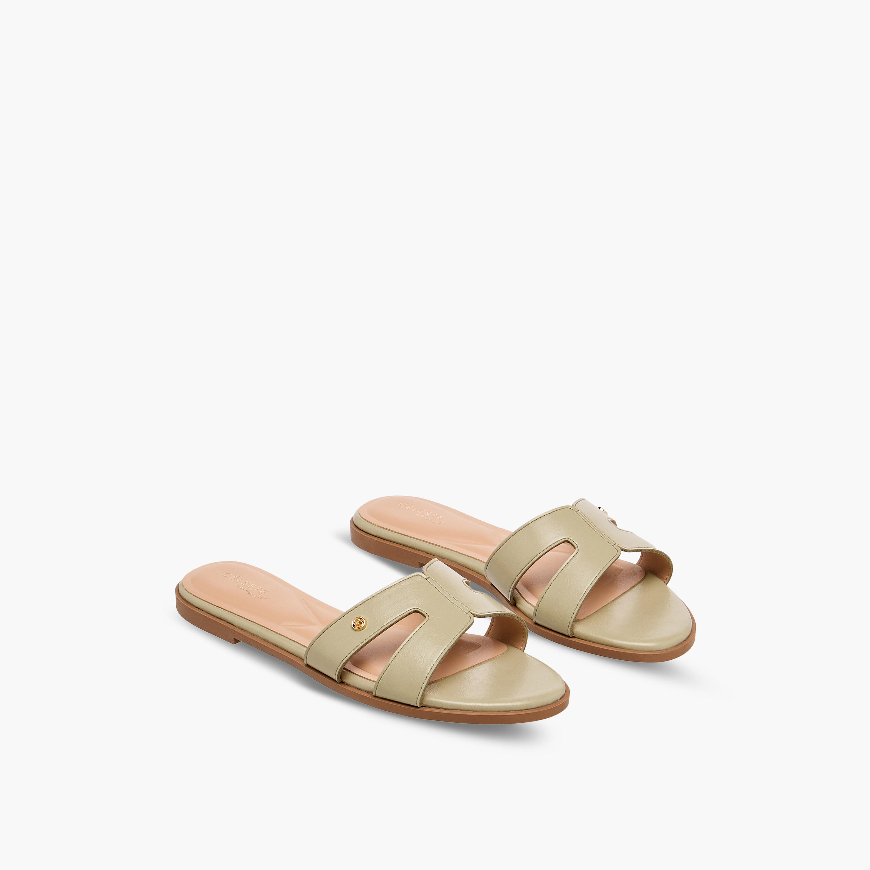 Celeste Women Cut-Out Detail Flat Sandals-women-shoes-flats-sandals-image-1