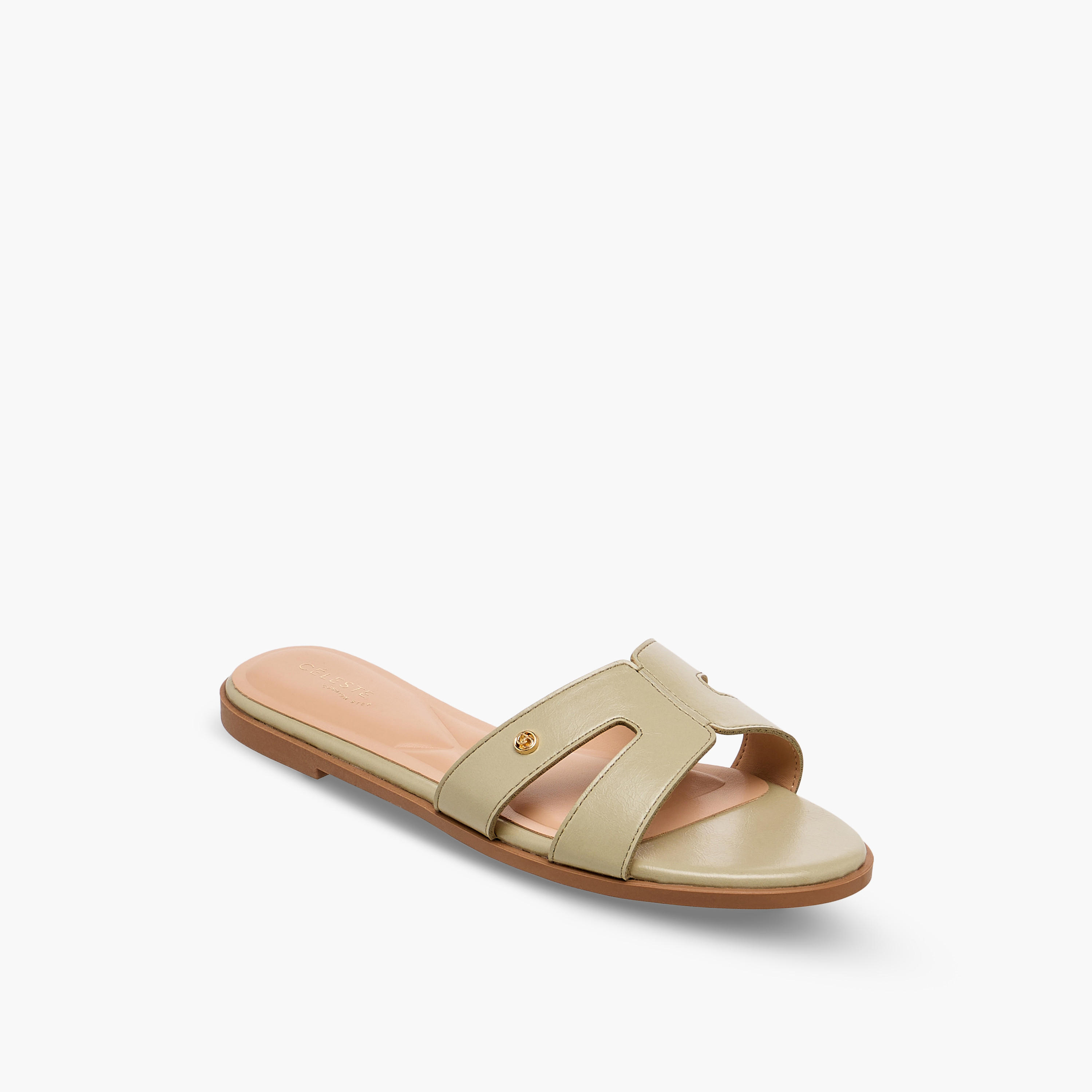 Celeste Women Cut-Out Detail Flat Sandals-women-shoes-flats-sandals-image-2