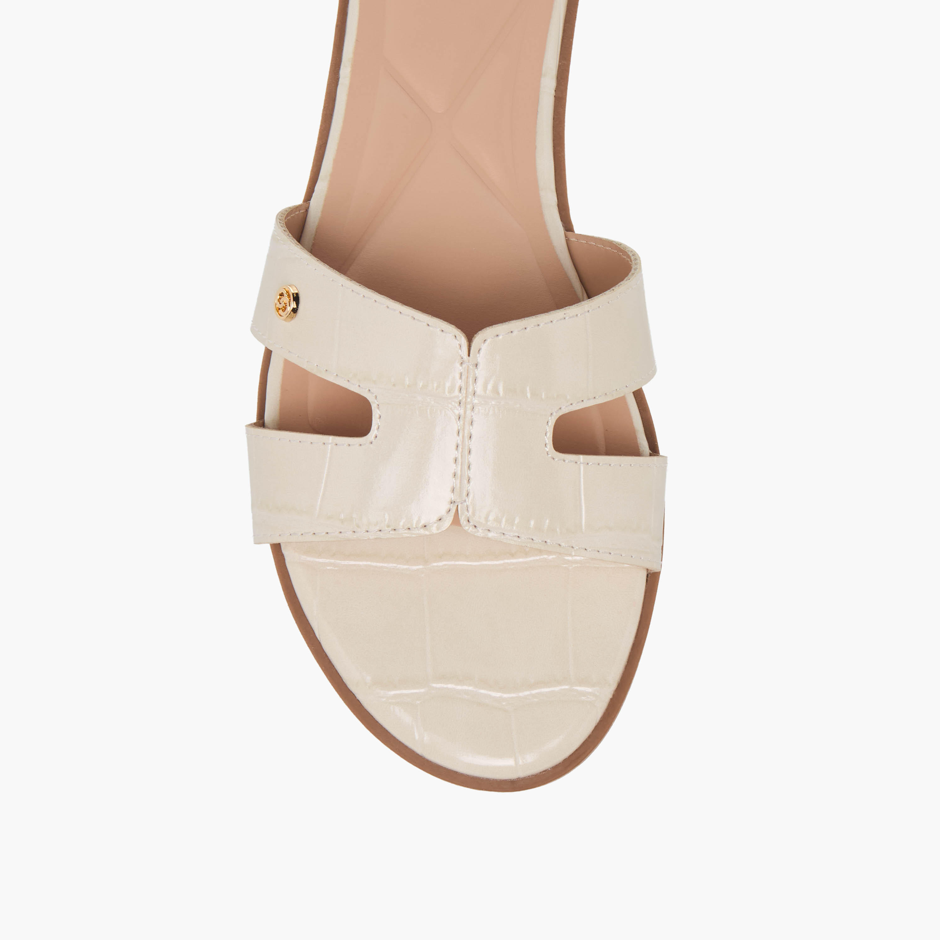 Celeste Women Animal Textured Slip-On Sandals-women-shoes-flats-sandals-image-4