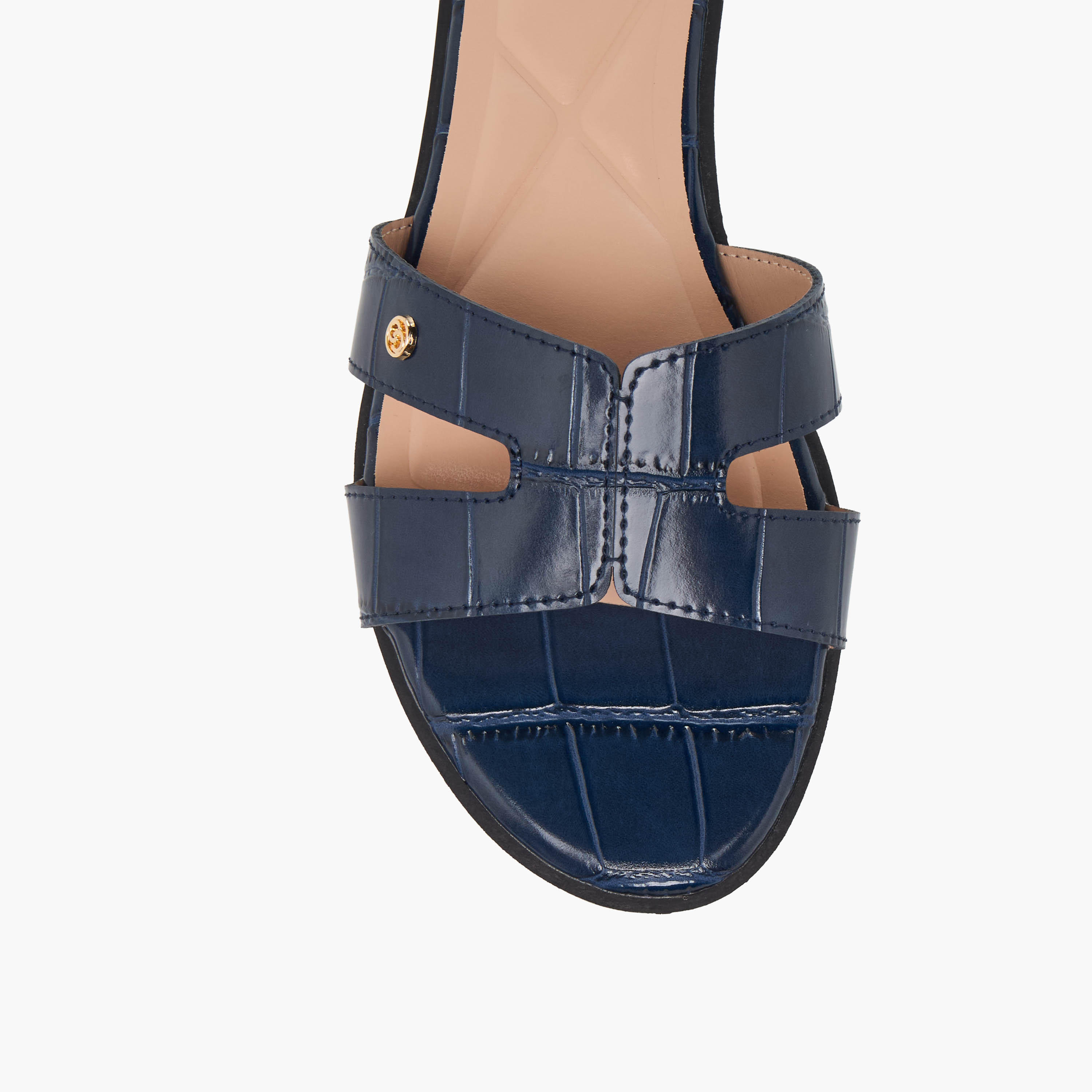 Celeste Women Animal Textured Slip-On Sandals-women-shoes-flats-sandals-image-4