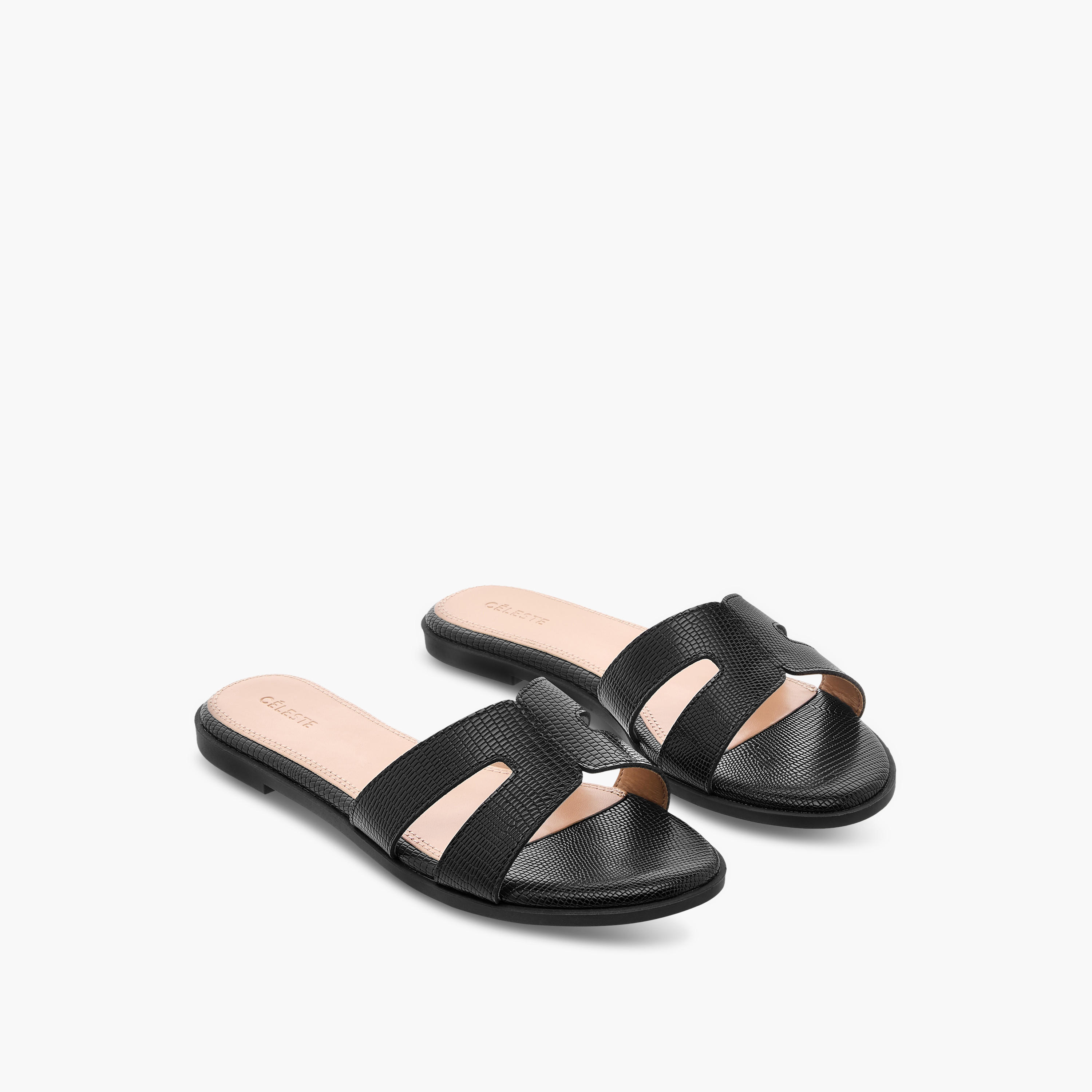 Celeste Women's Cutout Detail Slip-On Sandals-women-shoes-flats-sandals-image-1