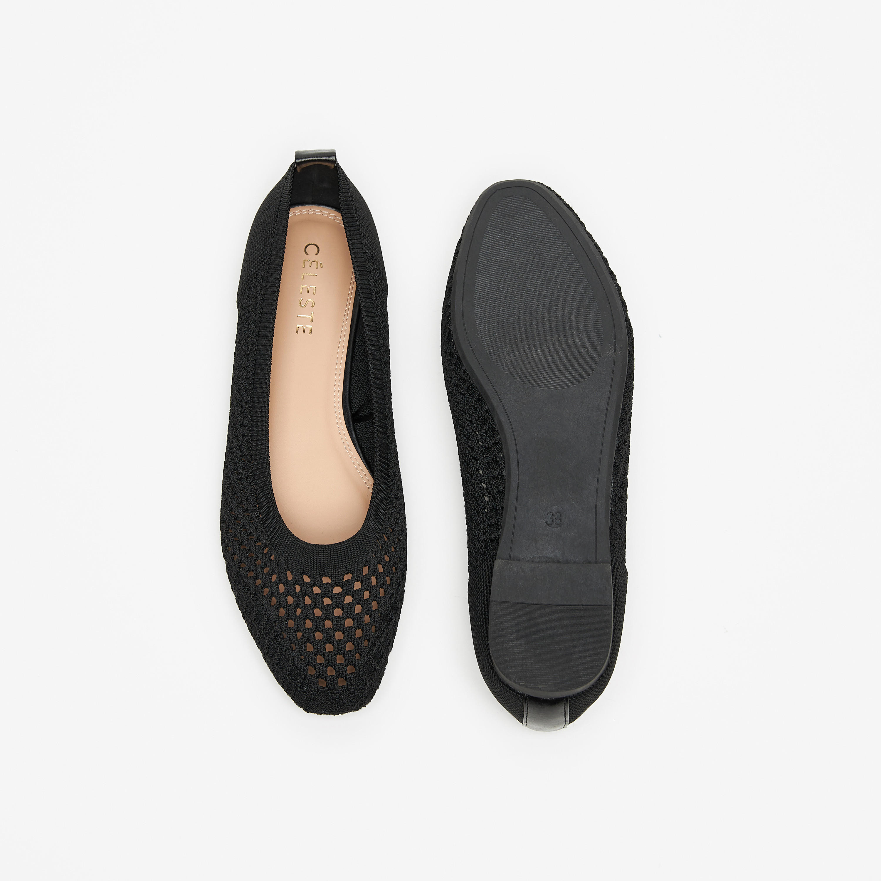حذاء باليرينا سهل الارتداء بارز الملمس للنساء من سيليست-women-shoes-ballerinas-image-4
