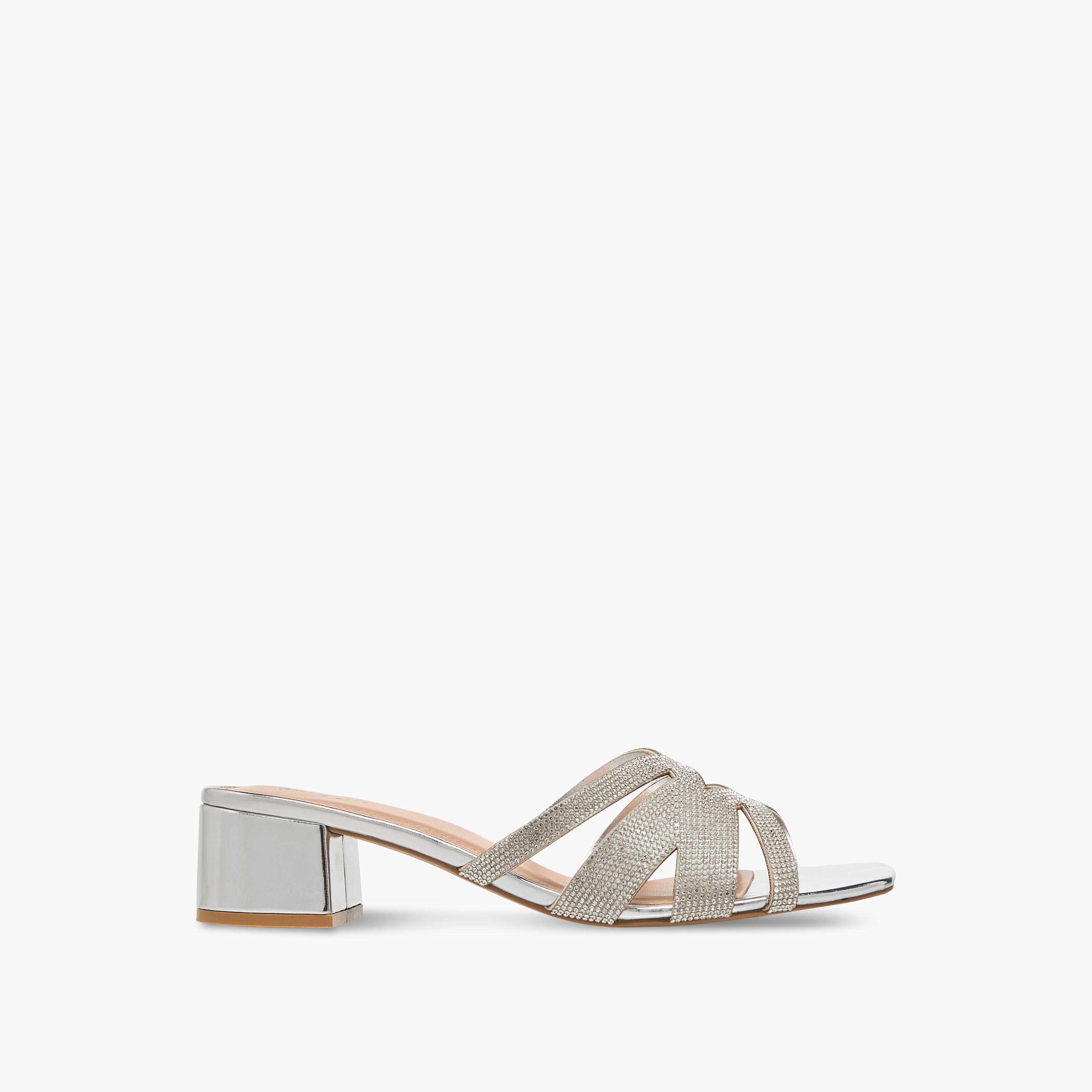 Celeste Women's Embellished Cross Strap Slip-On Sandals with Block Heels-women-shoes-sandals-heeled-image-3