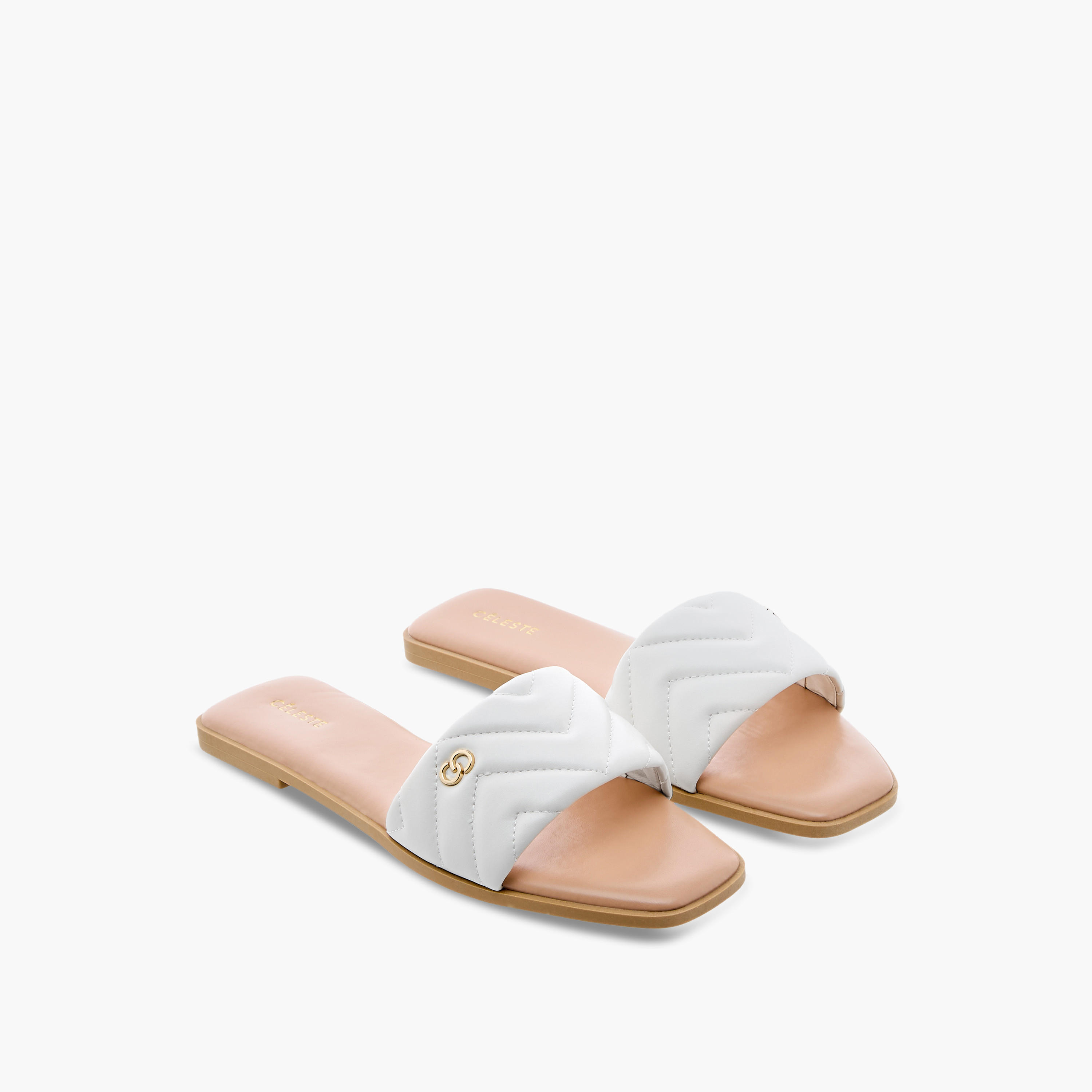 Celeste Women's Quilted Slip-On Flat Sandals-women-shoes-flats-sandals-image-1