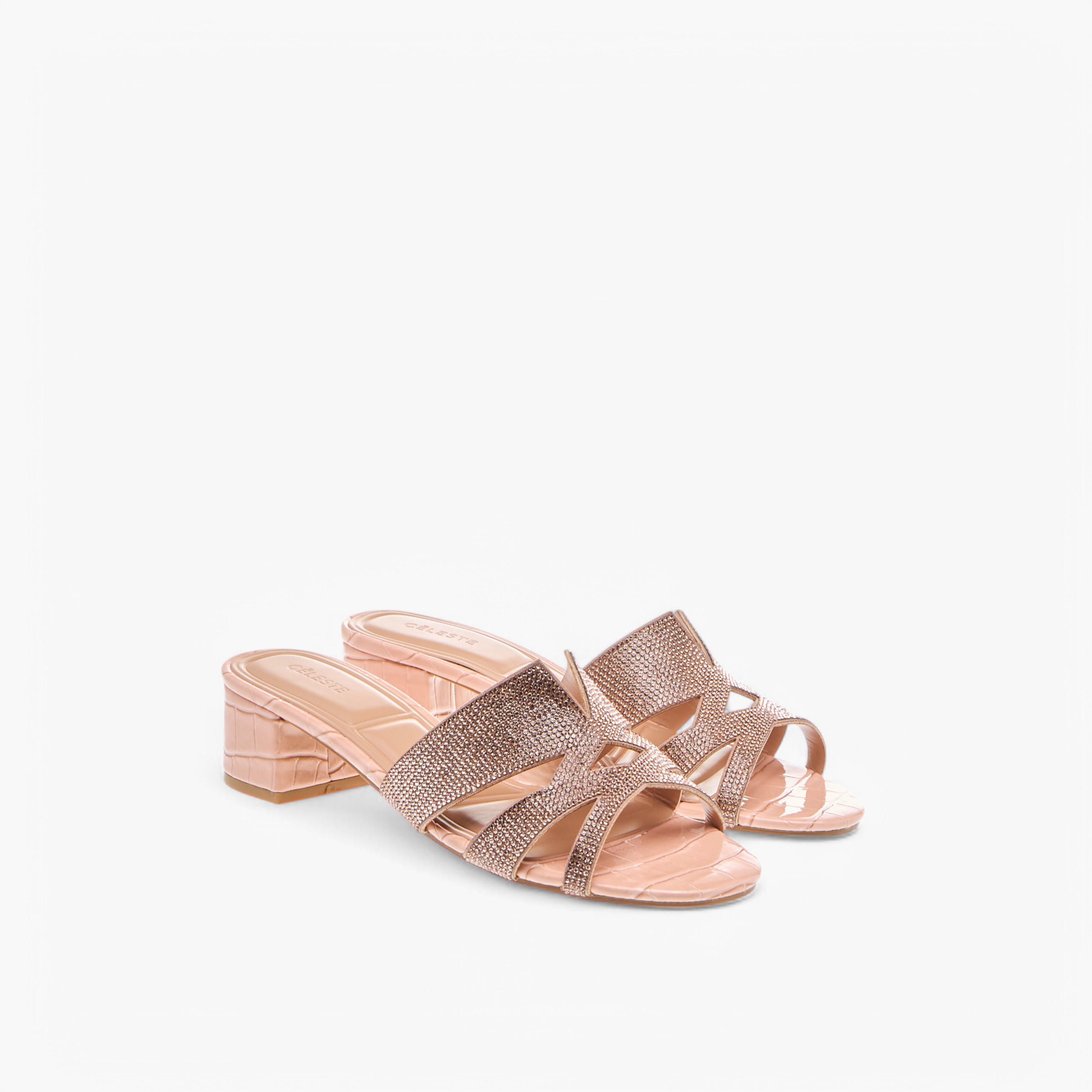 صندل مزيّن سهل الارتداء بكعب سميك للنساء من سيليست-women-shoes-sandals-heeled-image-6