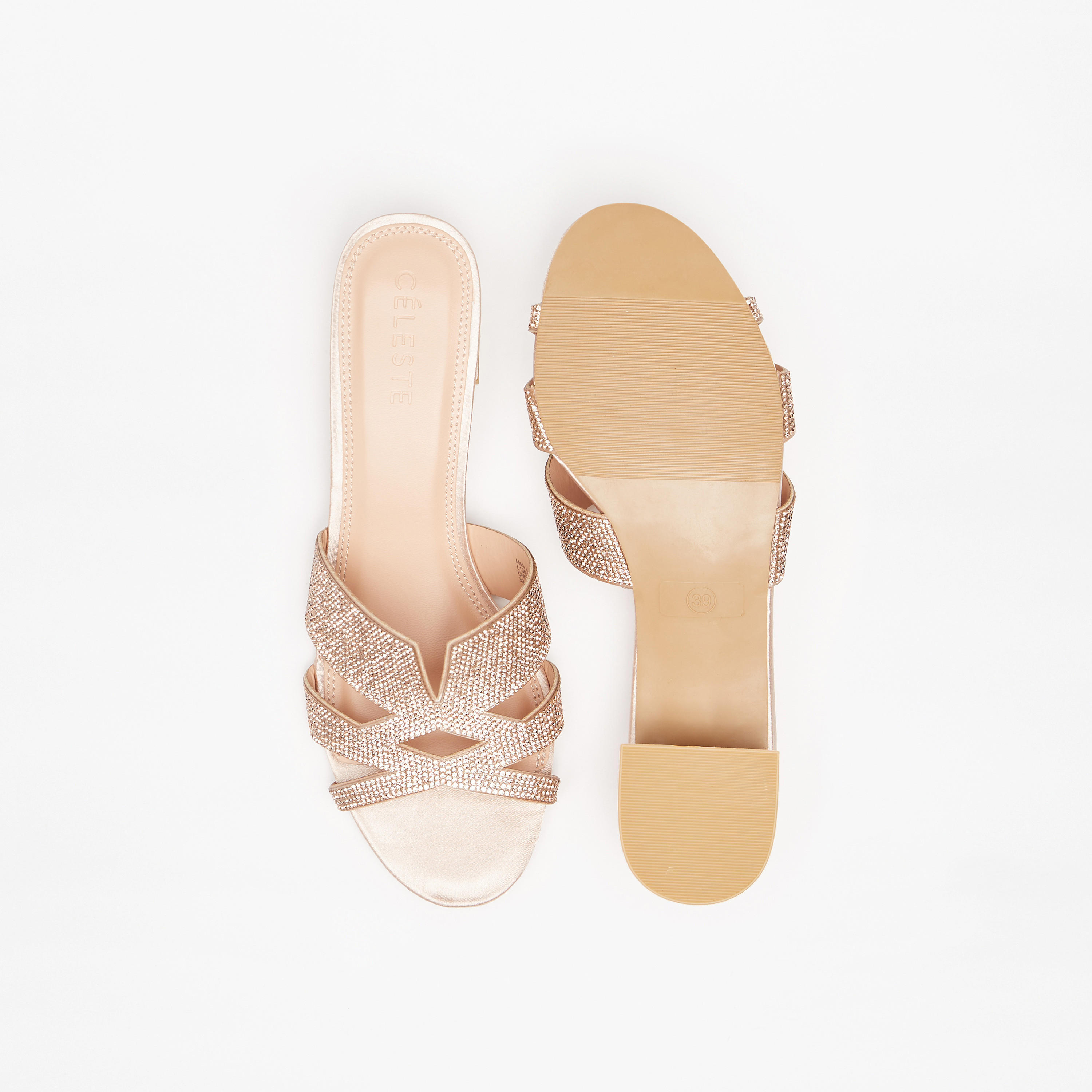 صندل مزيّن سهل الارتداء بكعب سميك للنساء من سيليست-women-shoes-heels-image-4