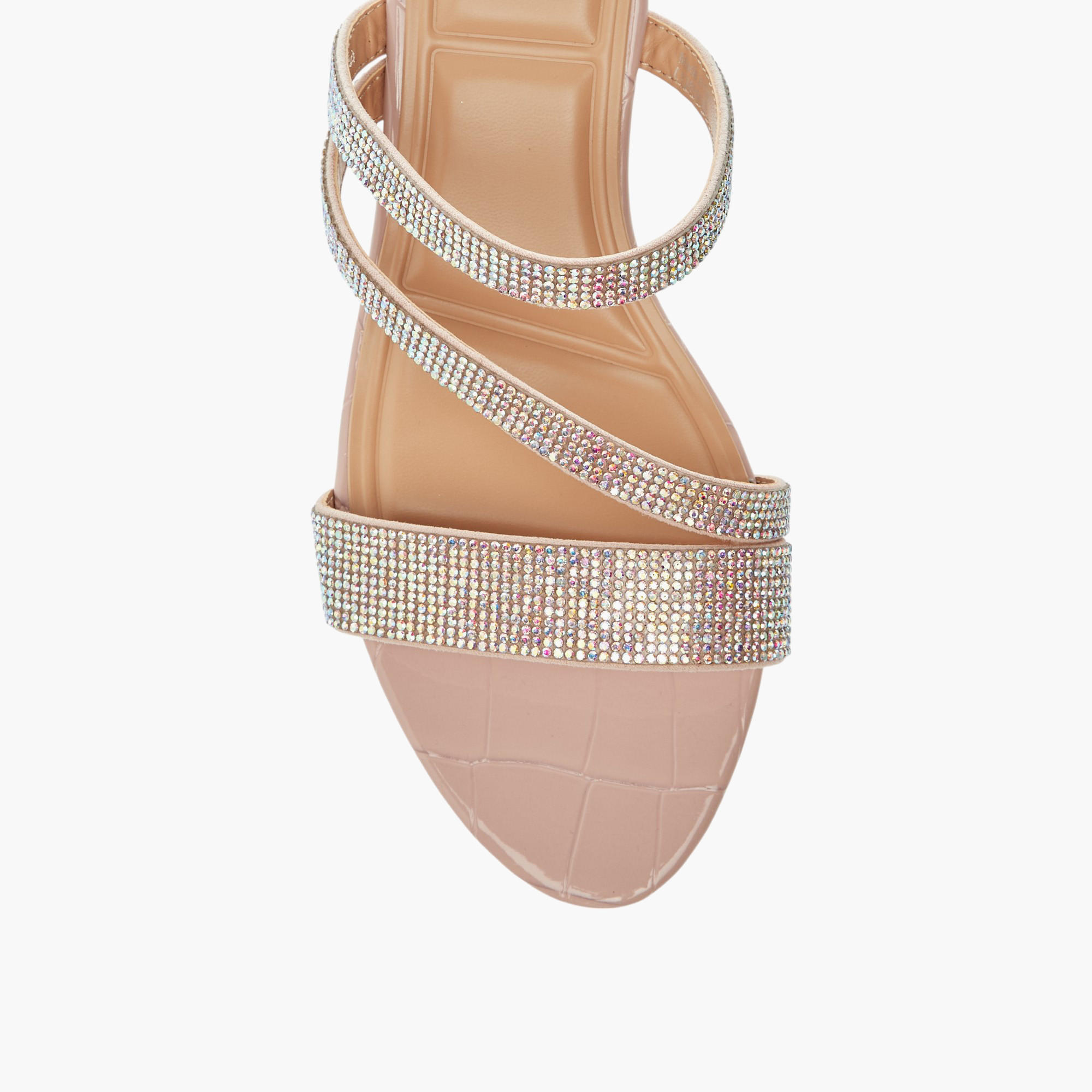 Celeste Women's Studded Slip-On Strap Sandals with Wedge Heels-women-shoes-sandals-heeled-image-4