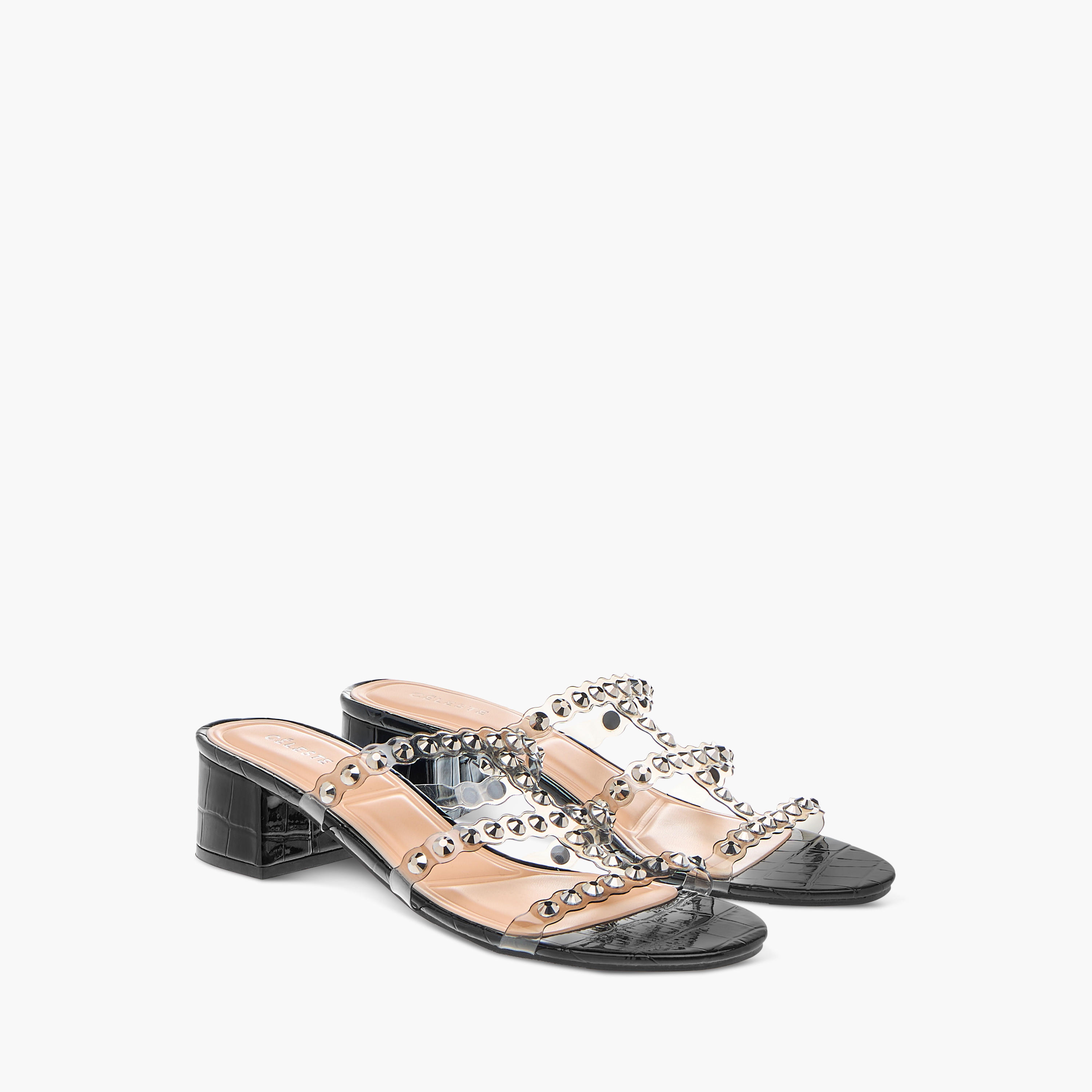 صندل مزيّن سهل الارتداء بكعب سميك للنساء من سيليست-women-shoes-sandals-heeled-image-5