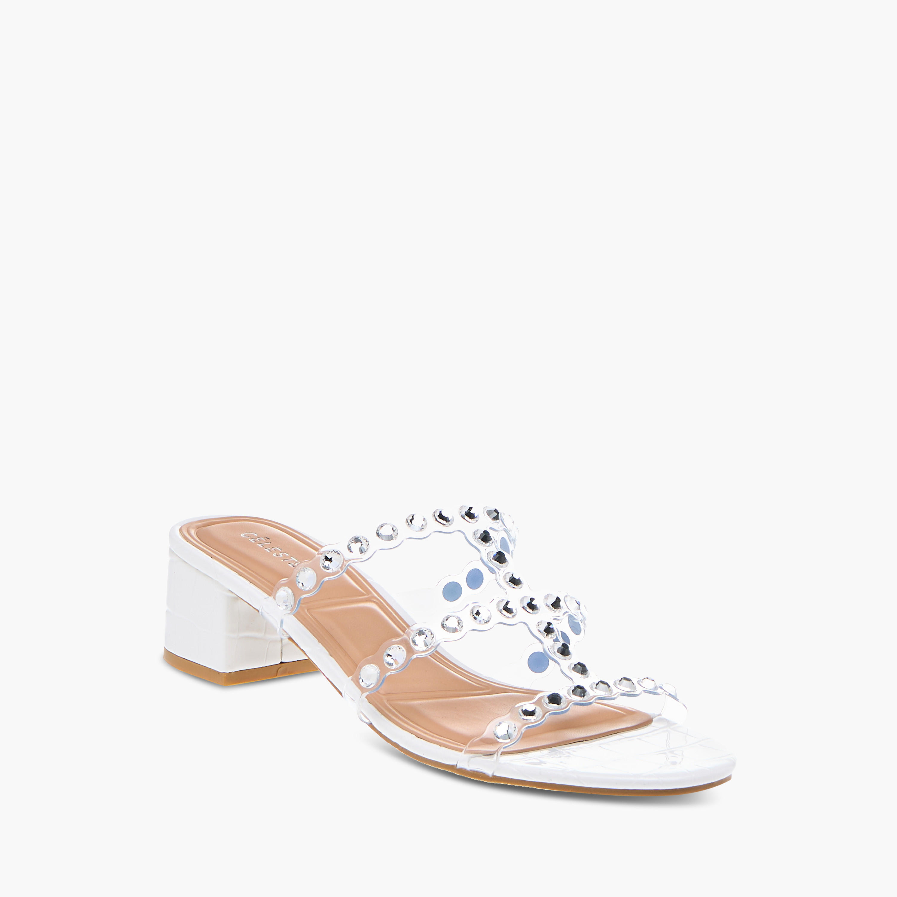 صندل مزيّن سهل الارتداء بكعب سميك للنساء من سيليست-women-shoes-sandals-heeled-image-2
