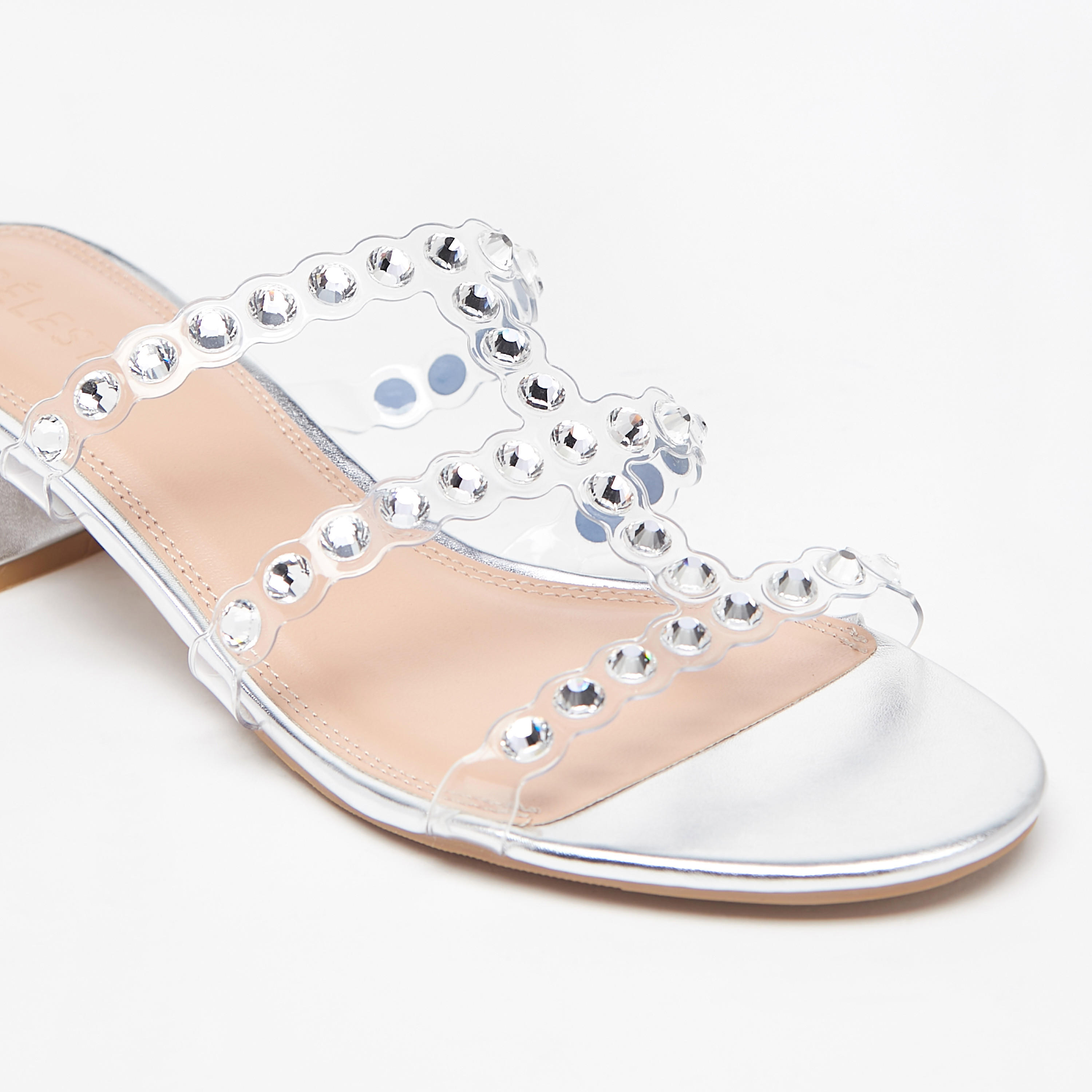 Celeste Women's Embellished Slip-On Sandals with Block Heels-women-shoes-sandals-heeled-image-5