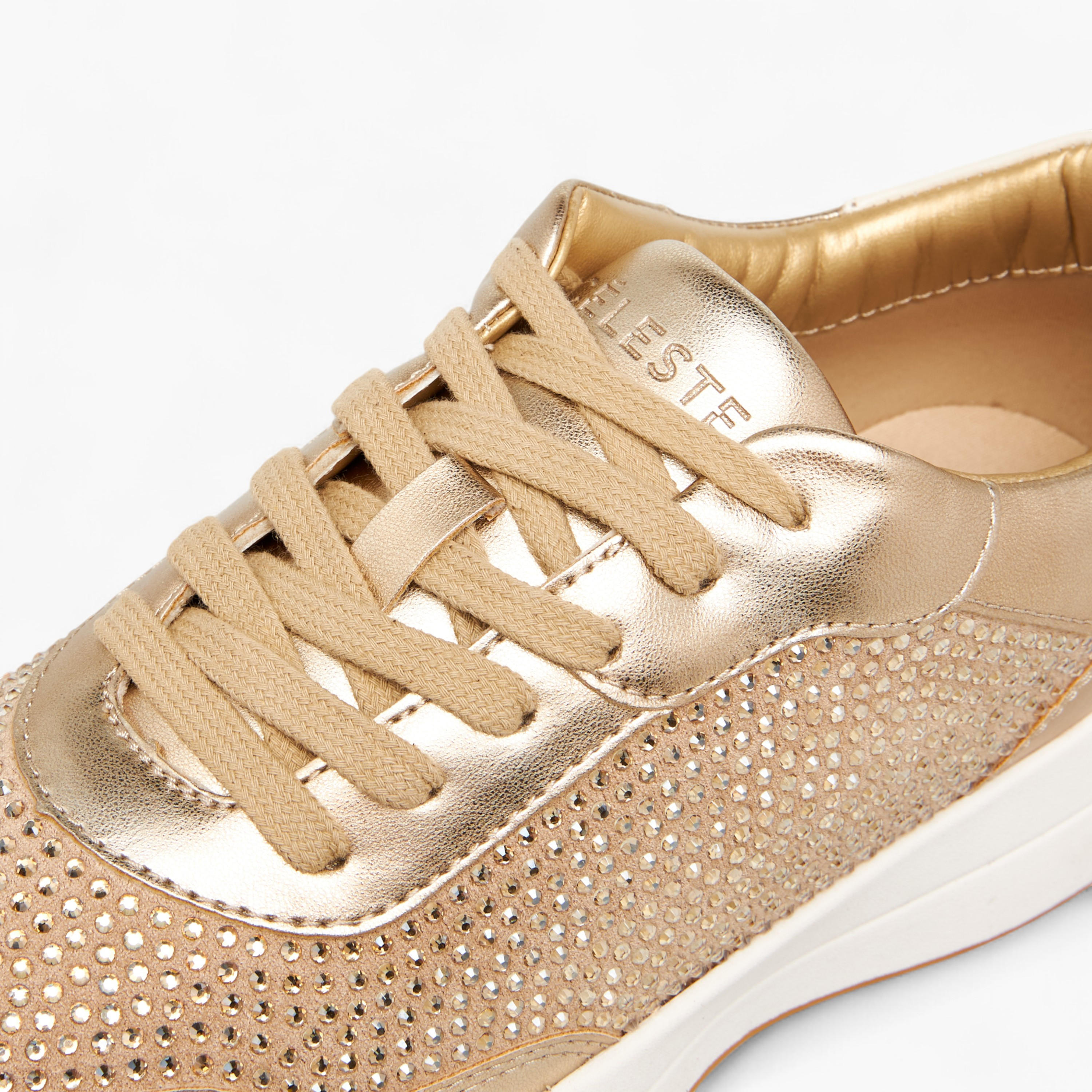 Celeste Women's Embellished Lace-Up Sneakers-women-shoes-sneakers-image-4