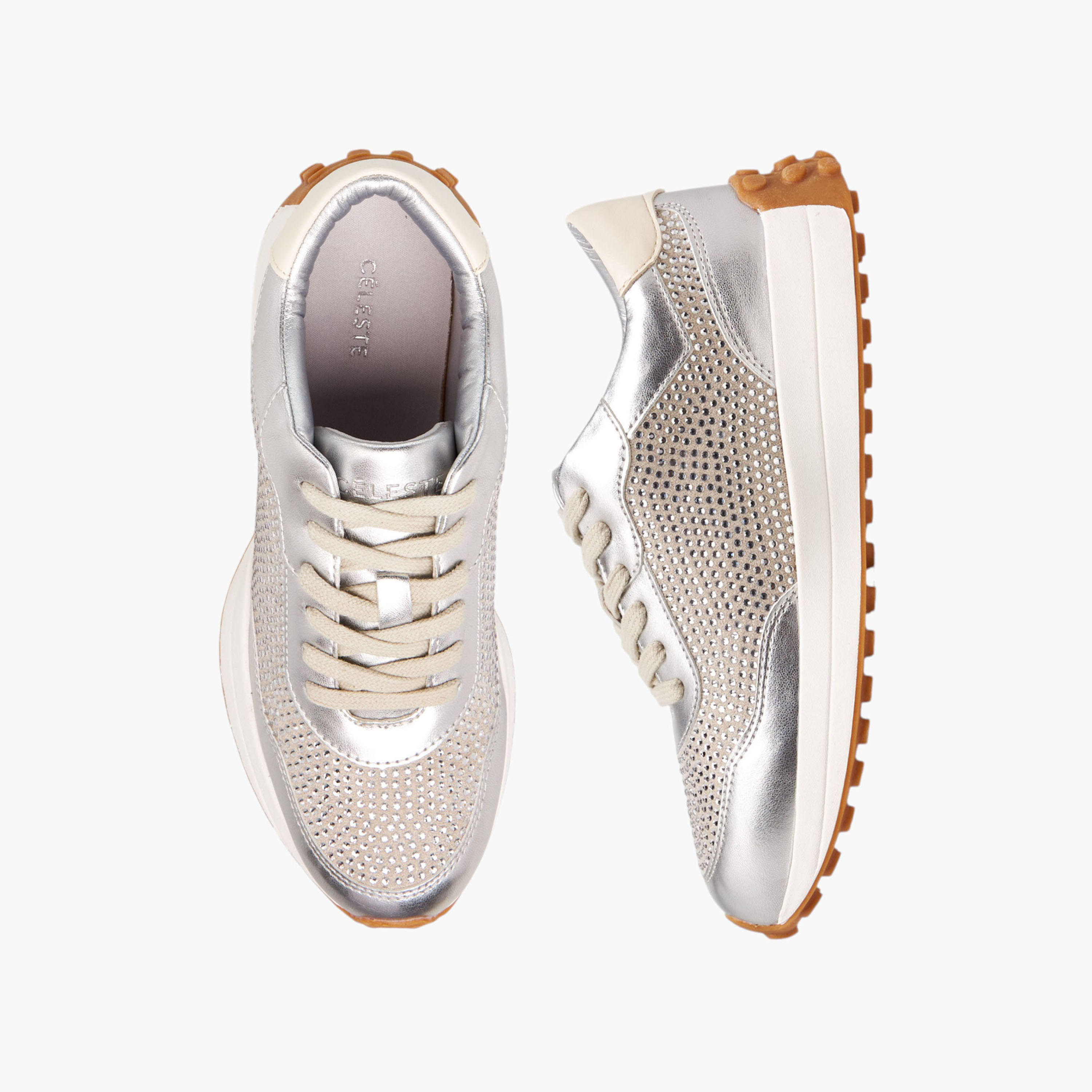 Celeste Women's Embellished Lace-Up Sneakers-women-shoes-sneakers-image-1