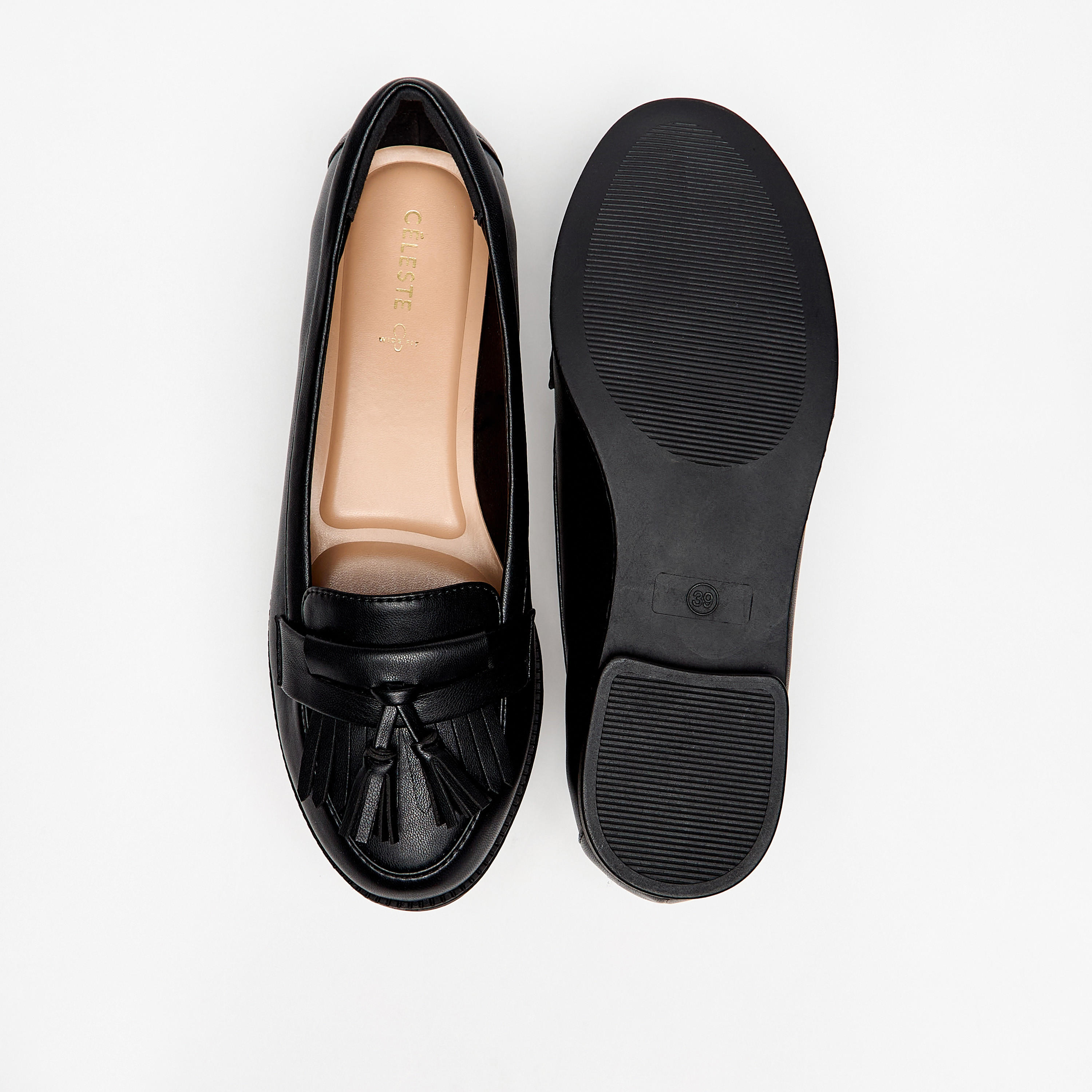Celeste Women's Tassel Detail Slip-On Ballerina Shoes-women-shoes-ballerinas-image-9