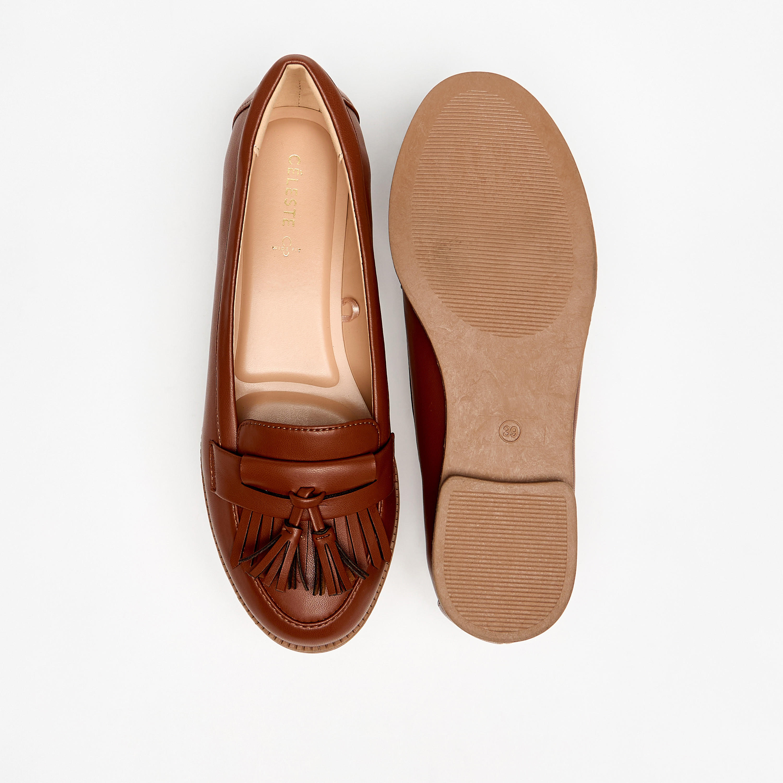 Celeste Women's Tassel Detail Slip-On Ballerina Shoes-women-shoes-ballerinas-image-4