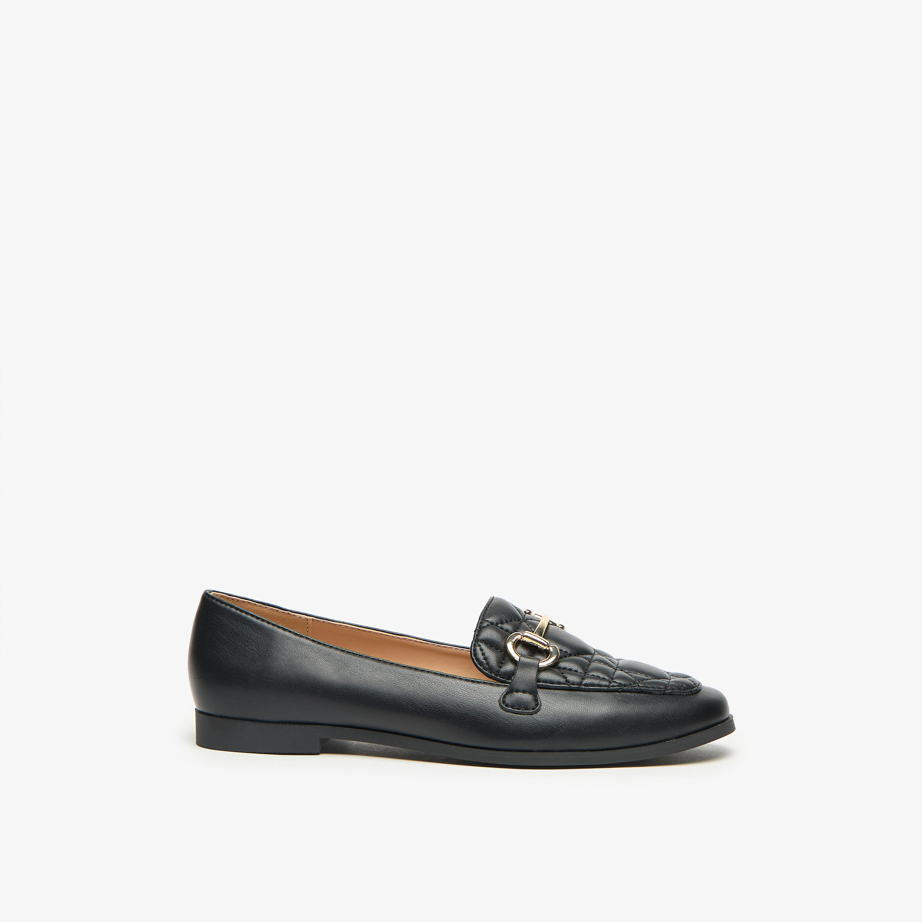 Celeste Women's Quilted Loafers with Metallic Accent-women-shoes-flats-loafers-image-3