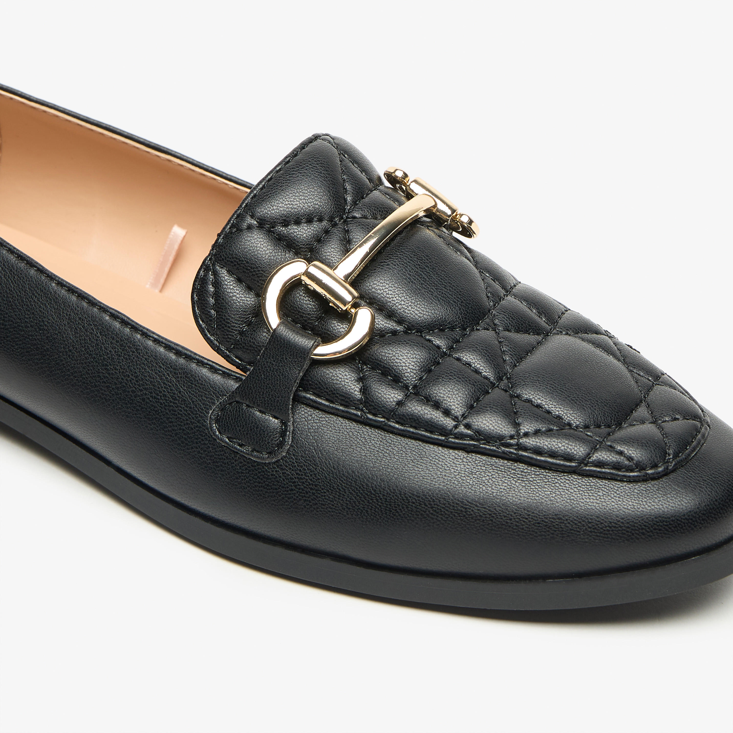 Celeste Women's Quilted Loafers with Metallic Accent-women-shoes-flats-loafers-image-5