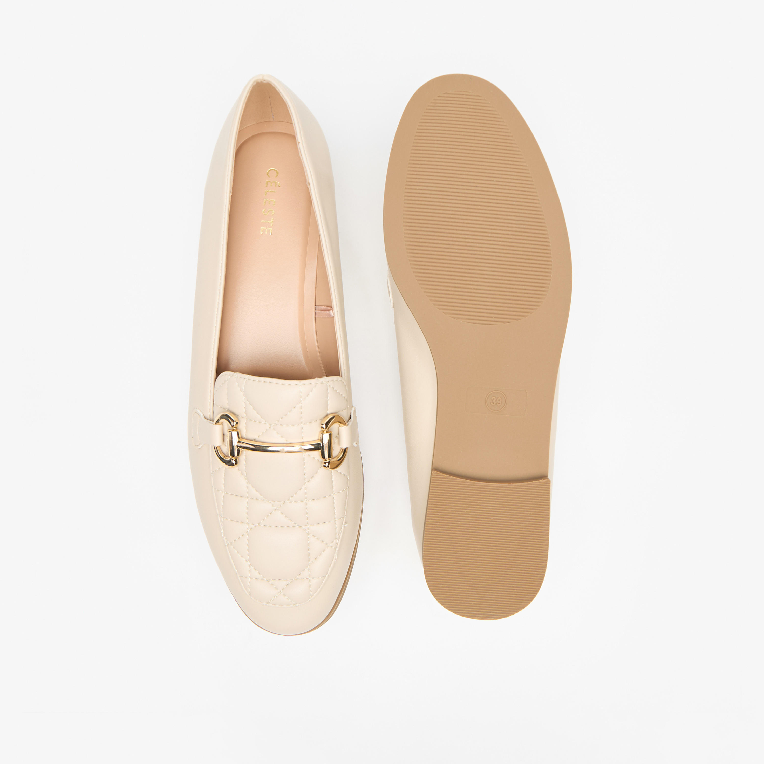 حذاء مبطن سهل الارتداء بزينة ميتاليك للسيدات من سيليست-women-shoes-flats-loafers-image-9