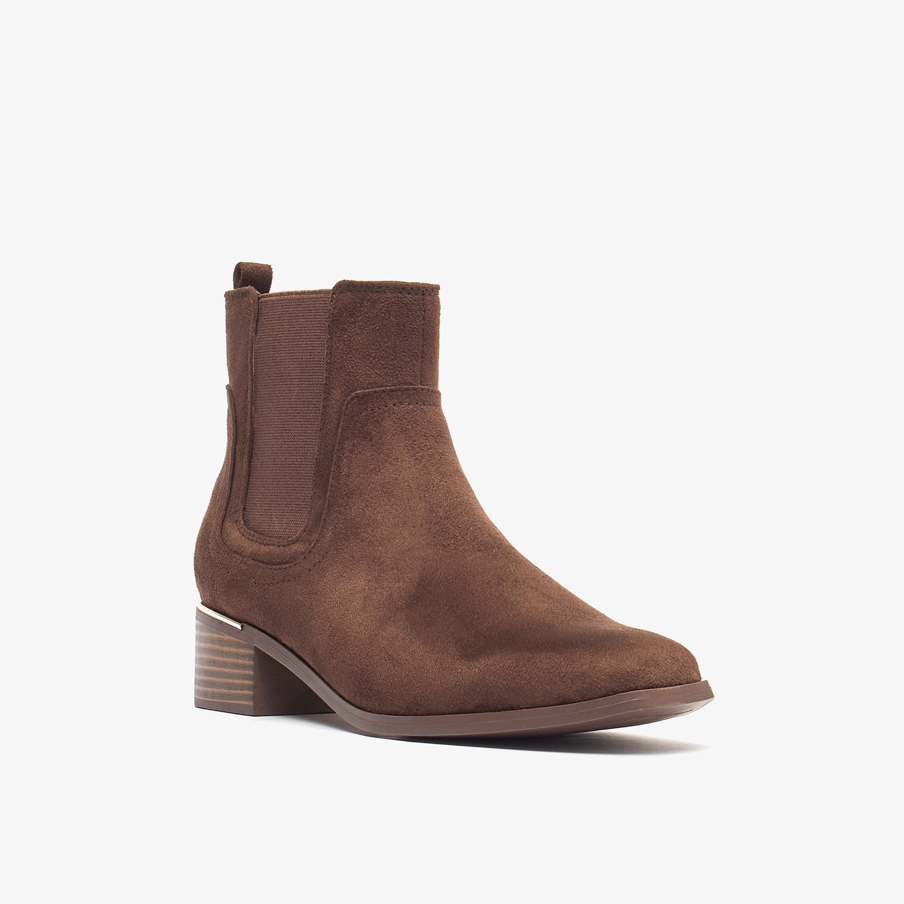 Flora Bella Textured Slip-On Ankle Boots with Block Heels-women-shoes-boots-image-6