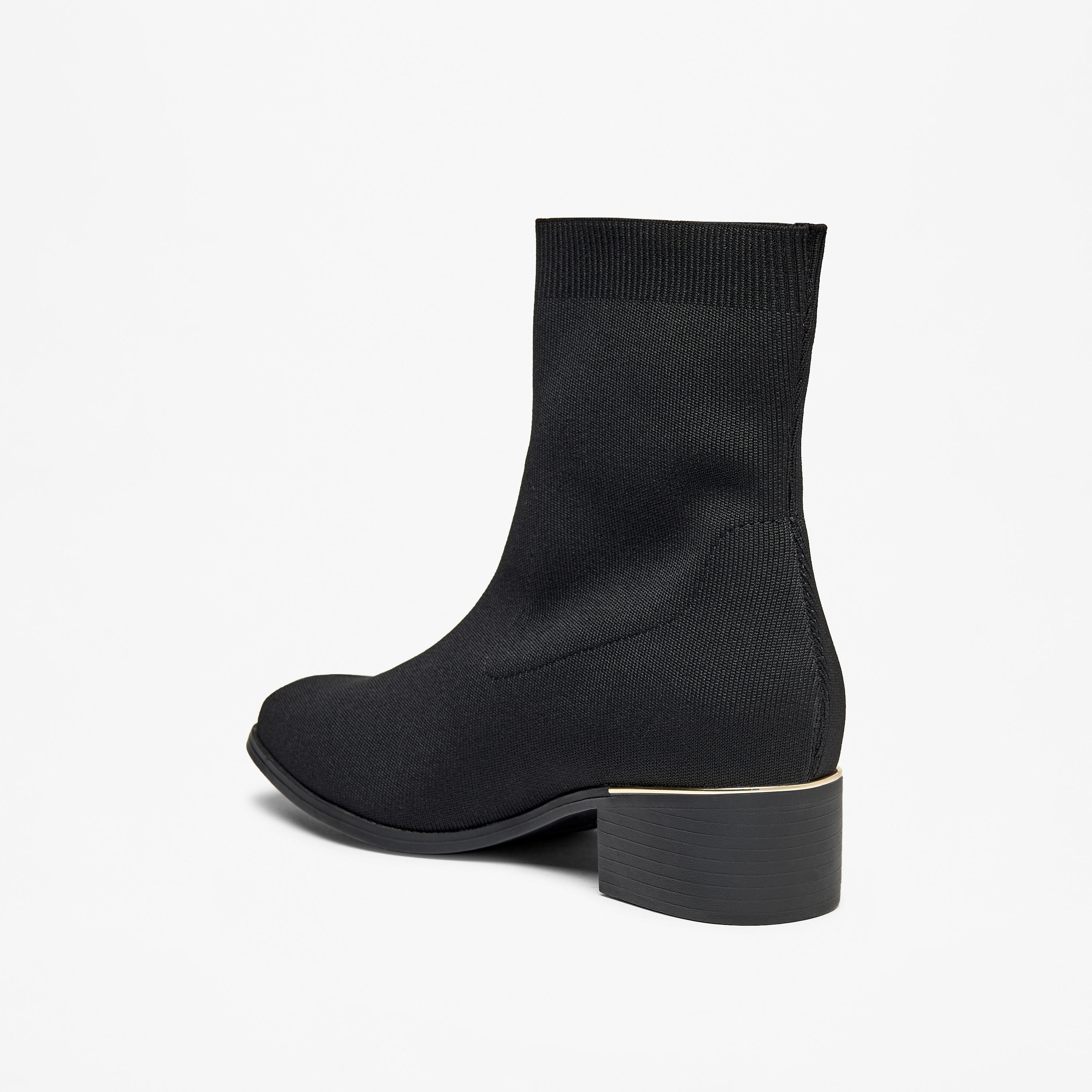 Flora Bella Solid Slip-On Ankle Boots with Block Heels-women-shoes-boots-image-2