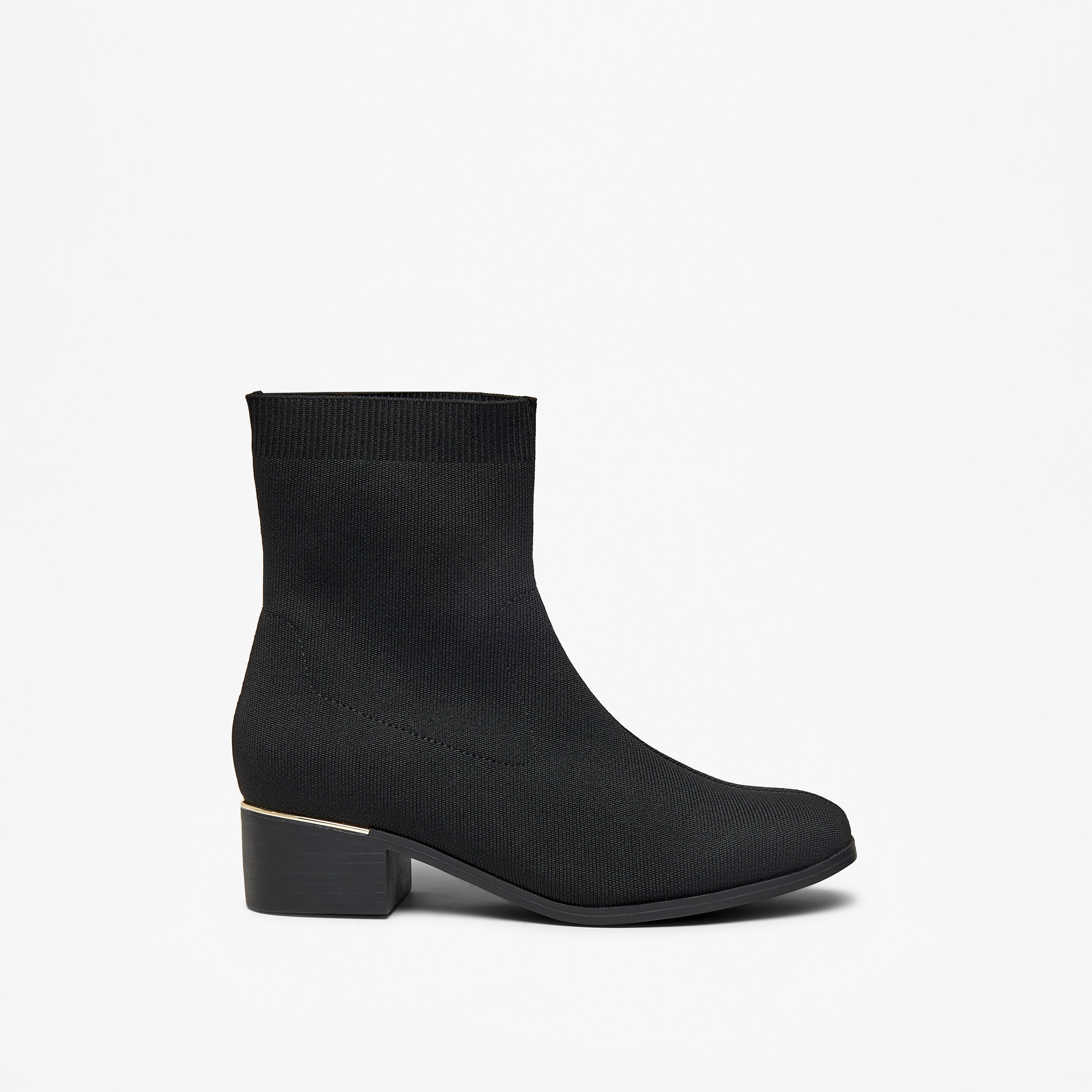 Flora Bella Solid Slip-On Ankle Boots with Block Heels-women-shoes-boots-image-3
