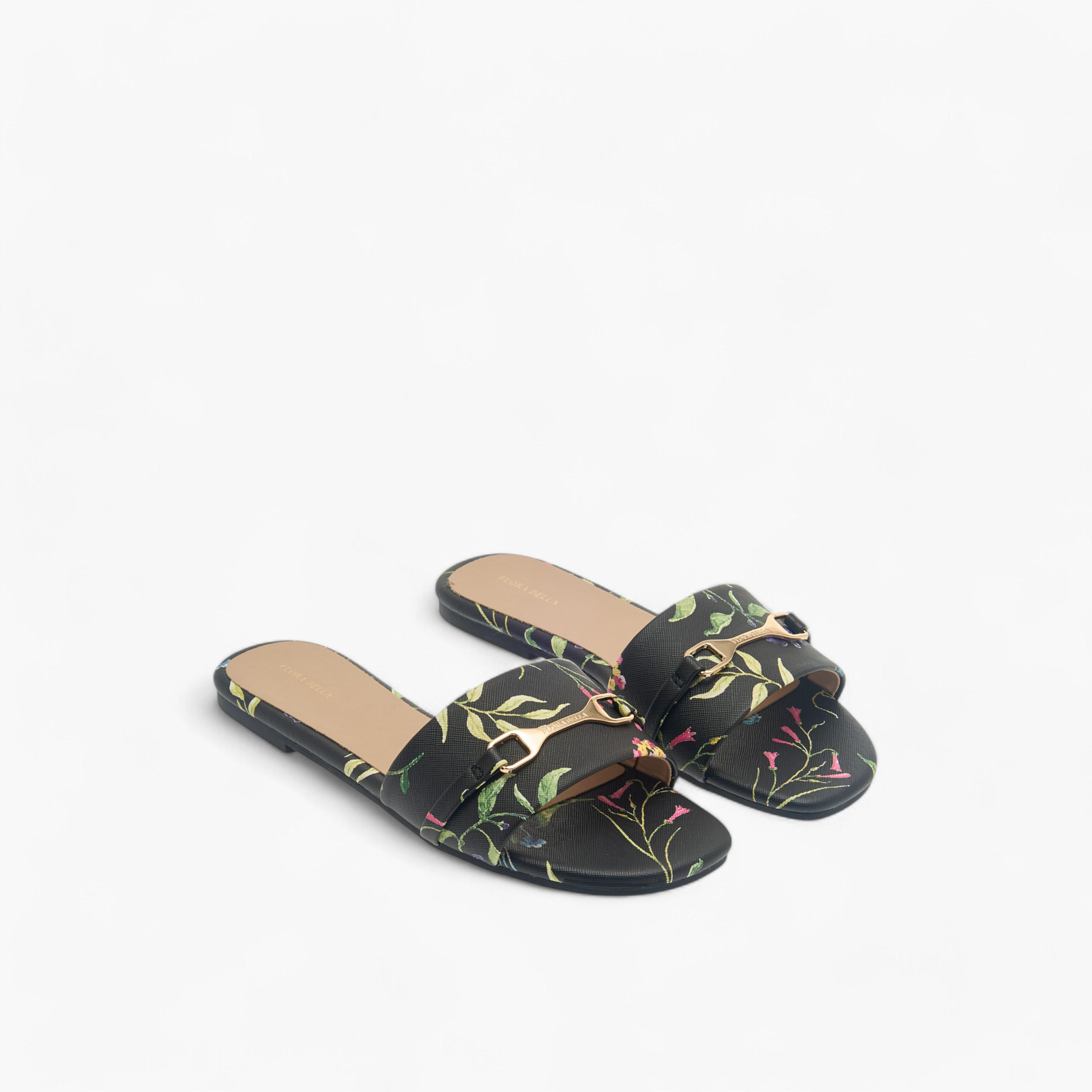 صندل سهل الارتداء بطبعات من فلورا بيلا-women-shoes-flats-sandals-image-1