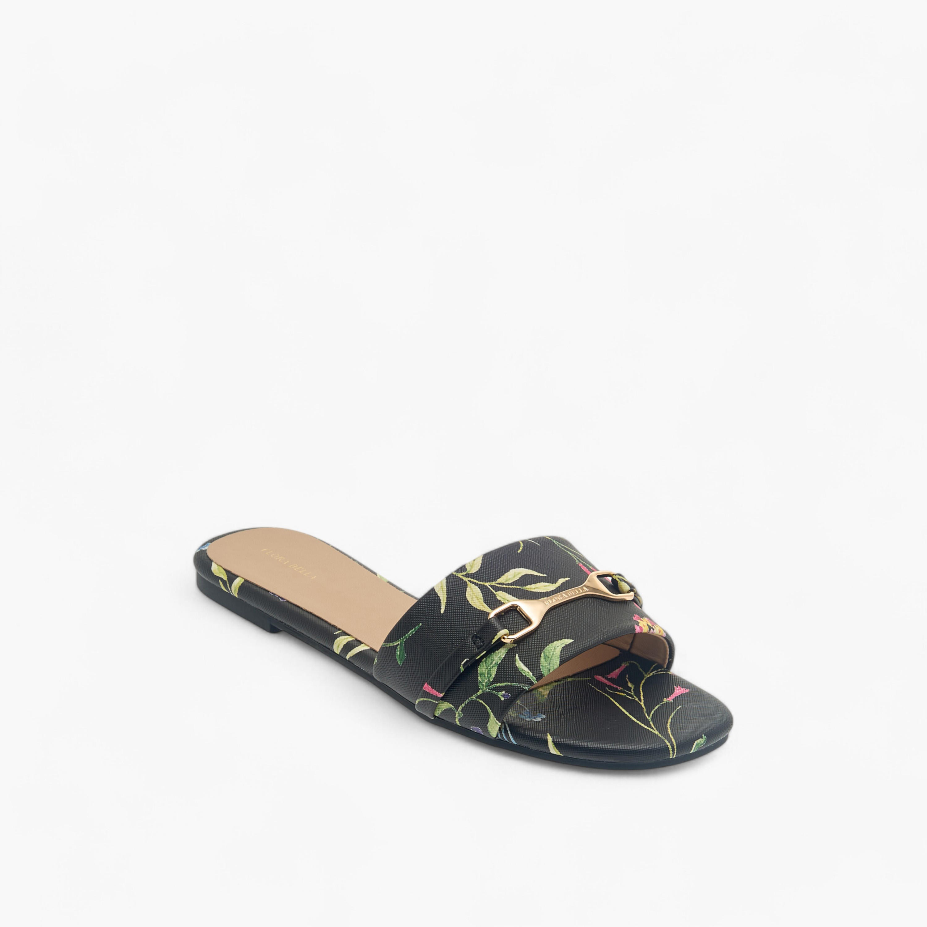 صندل سهل الارتداء بطبعات من فلورا بيلا-women-shoes-flats-sandals-image-2