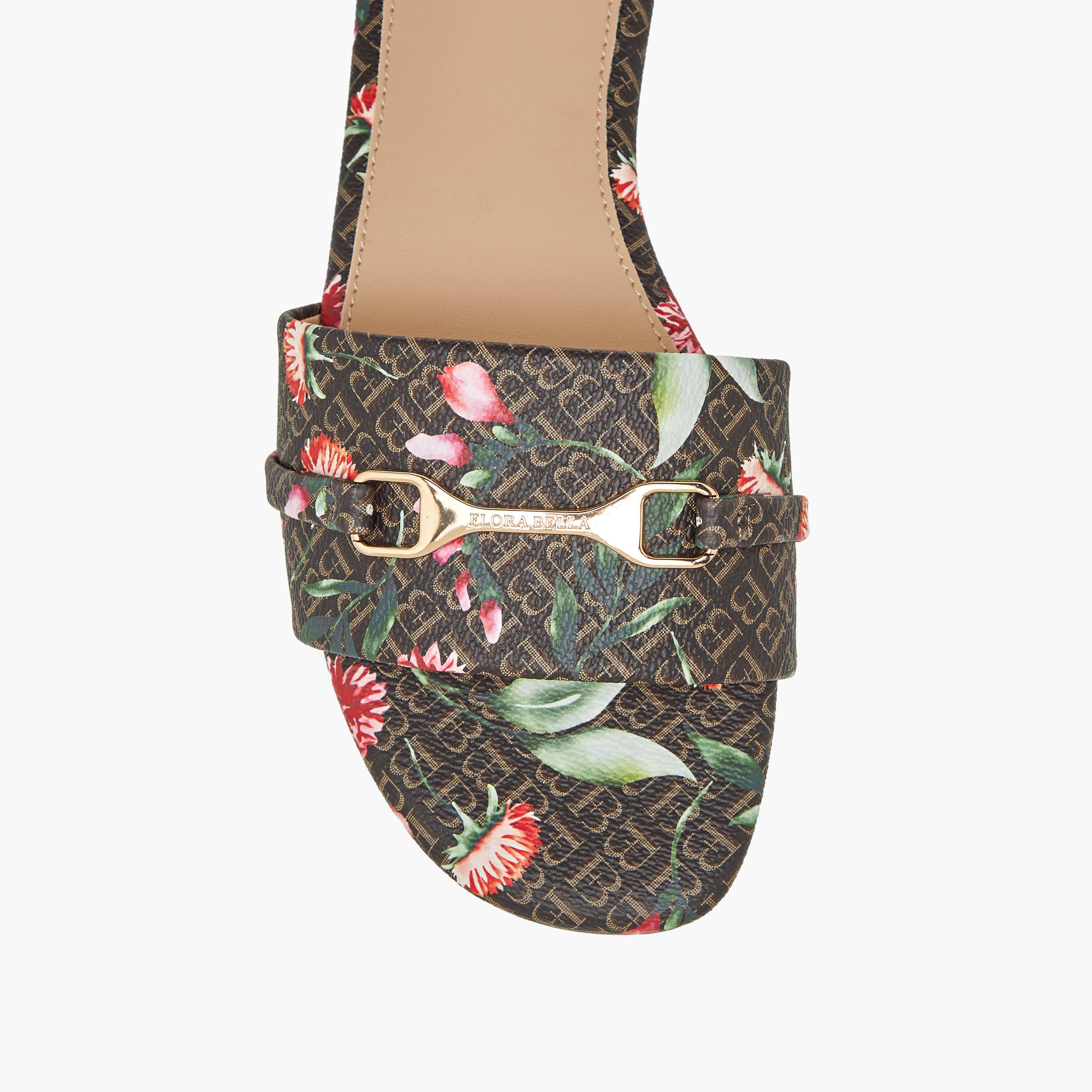 Flora Bella Women Monogram Print Sandals-women-shoes-flats-sandals-image-4