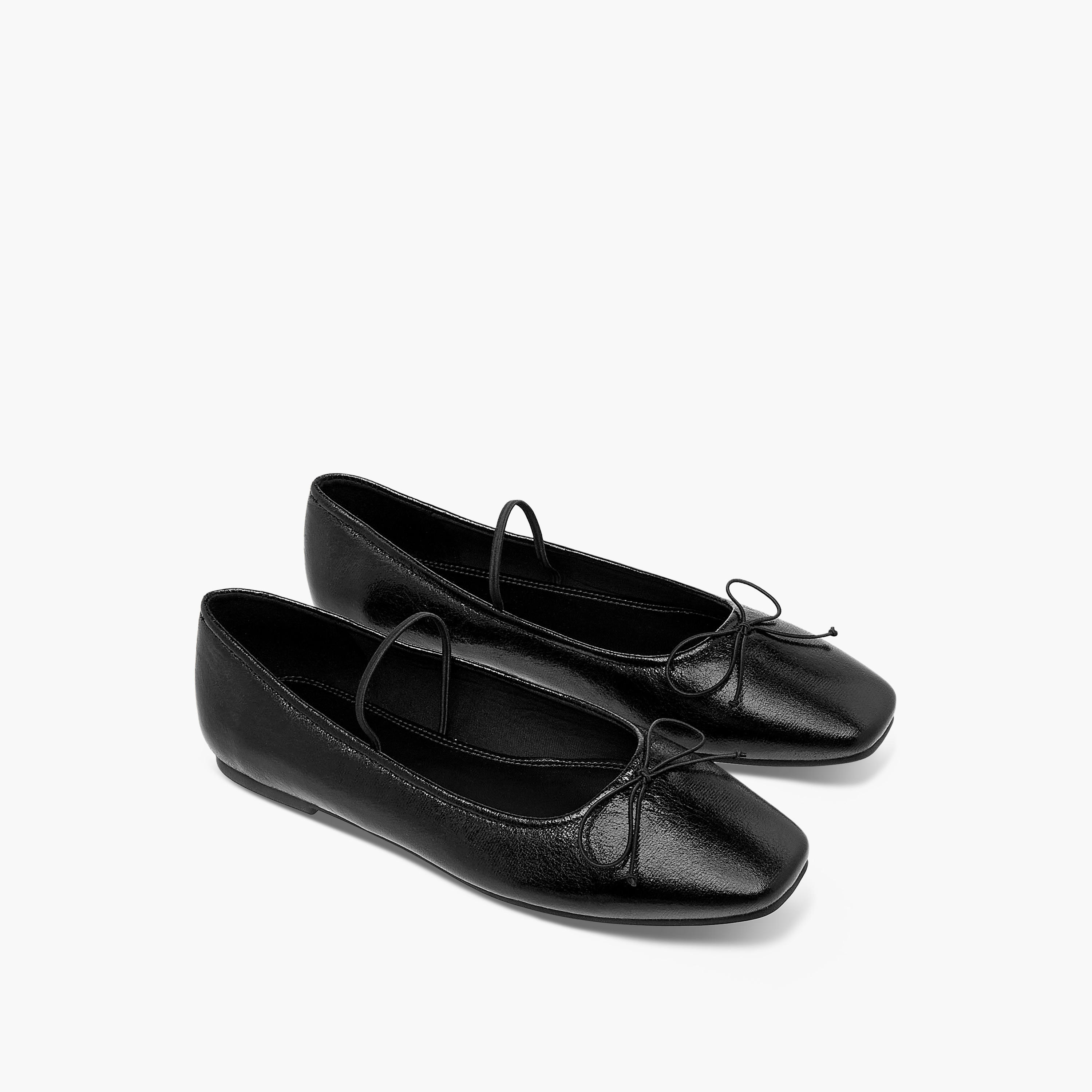حذاء باليرينا بحزام مطاطي وزخارف فيونكة للنساء من سيليست-women-shoes-flats-ballerinas-image-6
