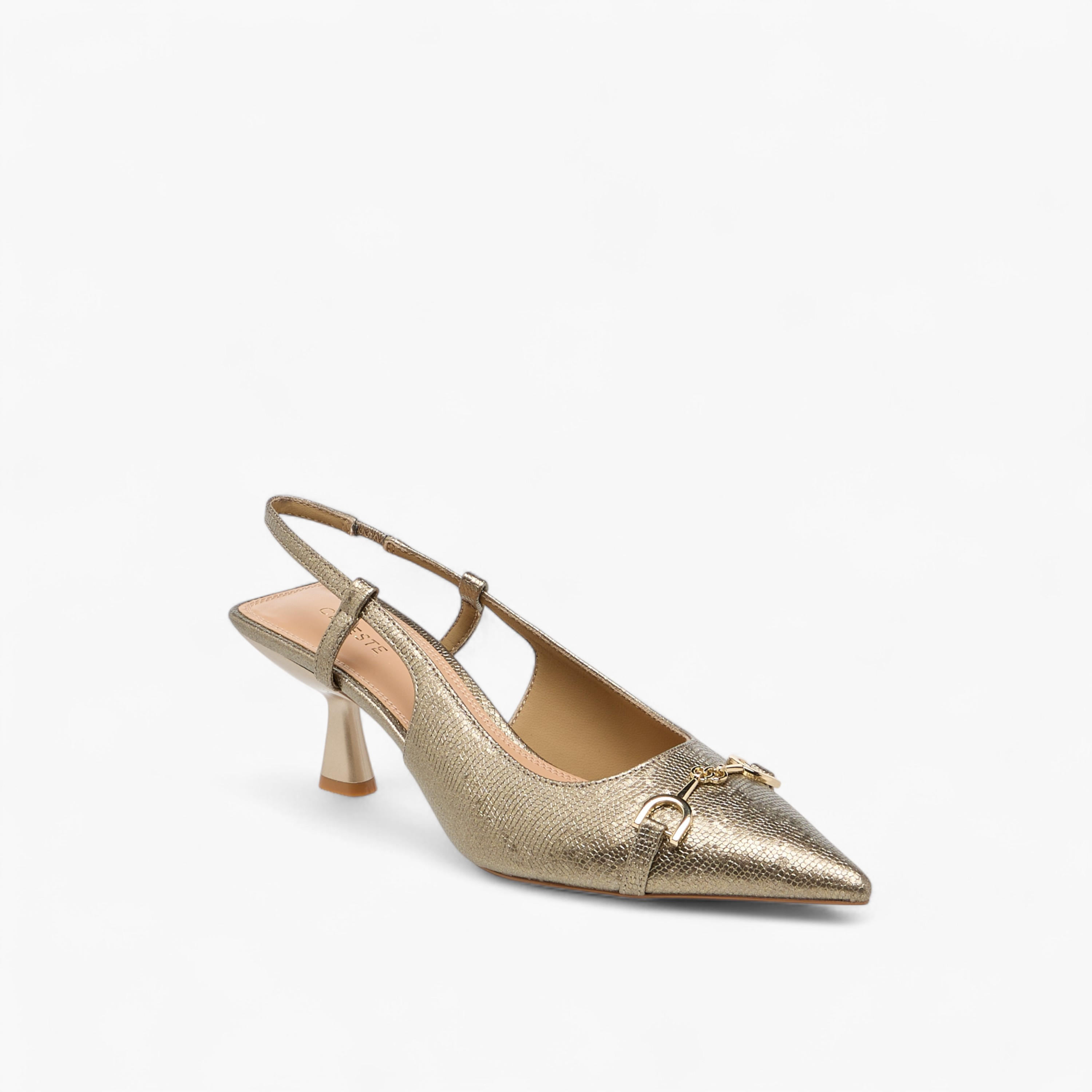 Celeste Women's Metal Accent Slingback Shoes with Kitten Heels-women-shoes-heels-image-2
