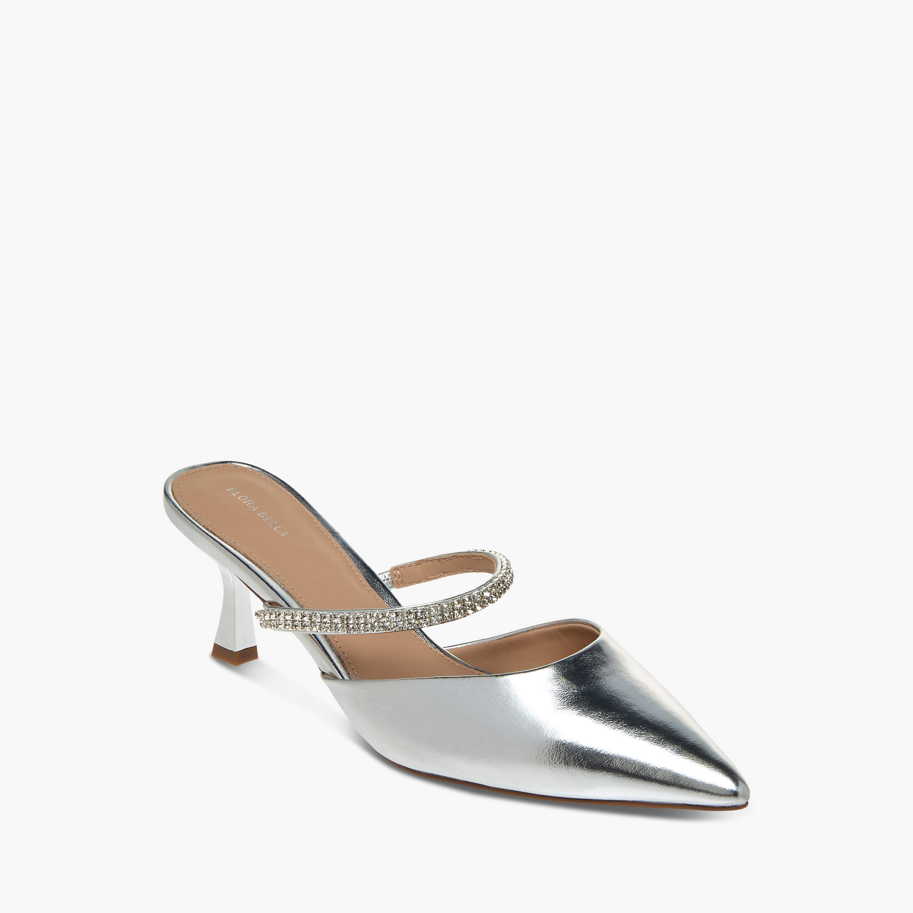 Flora Bella Embellished Slip-On Mules with Flared Heels-women-shoes-heels-image-2