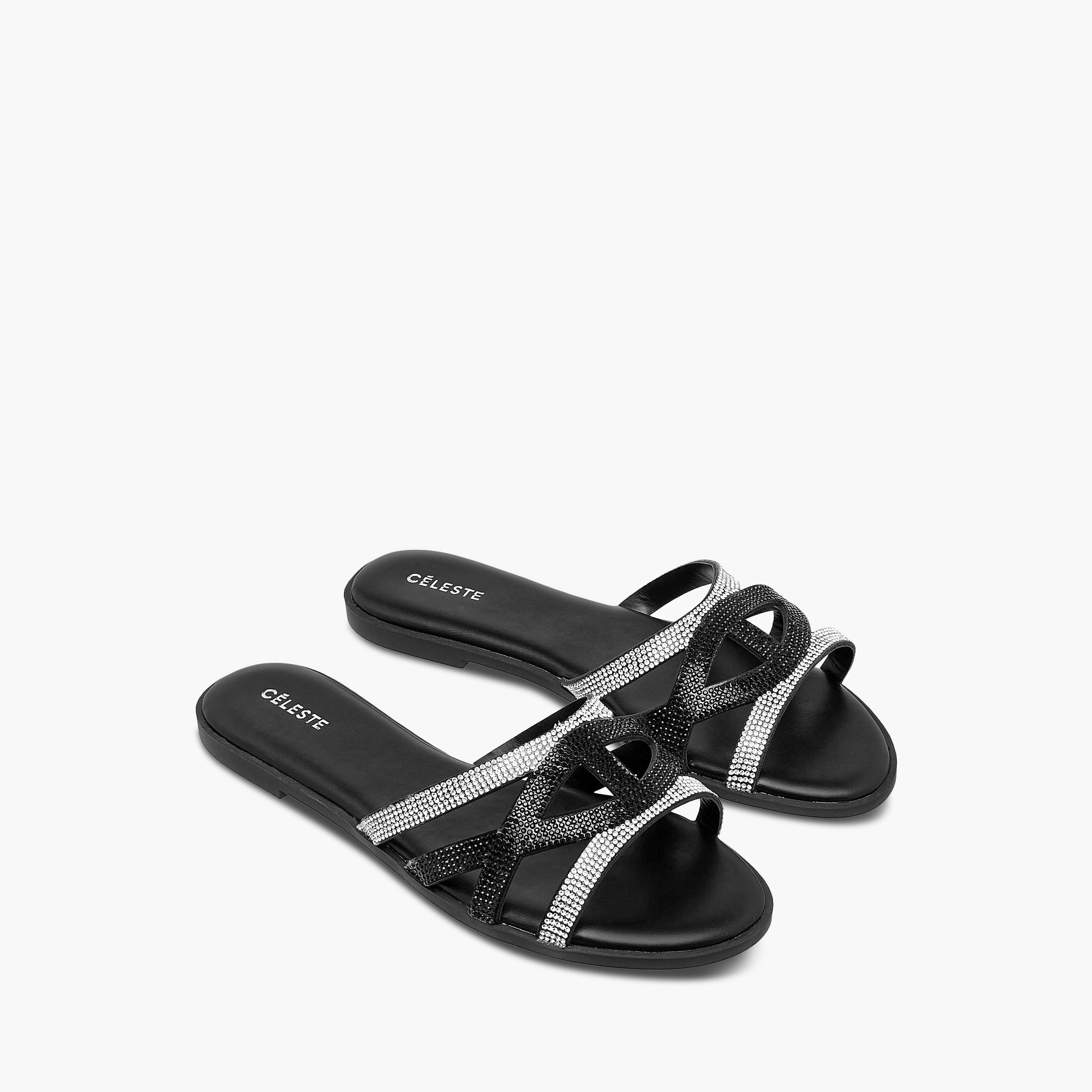 Celeste Women's Embellished Slip-On Sandals-women-shoes-flats-sandals-image-1